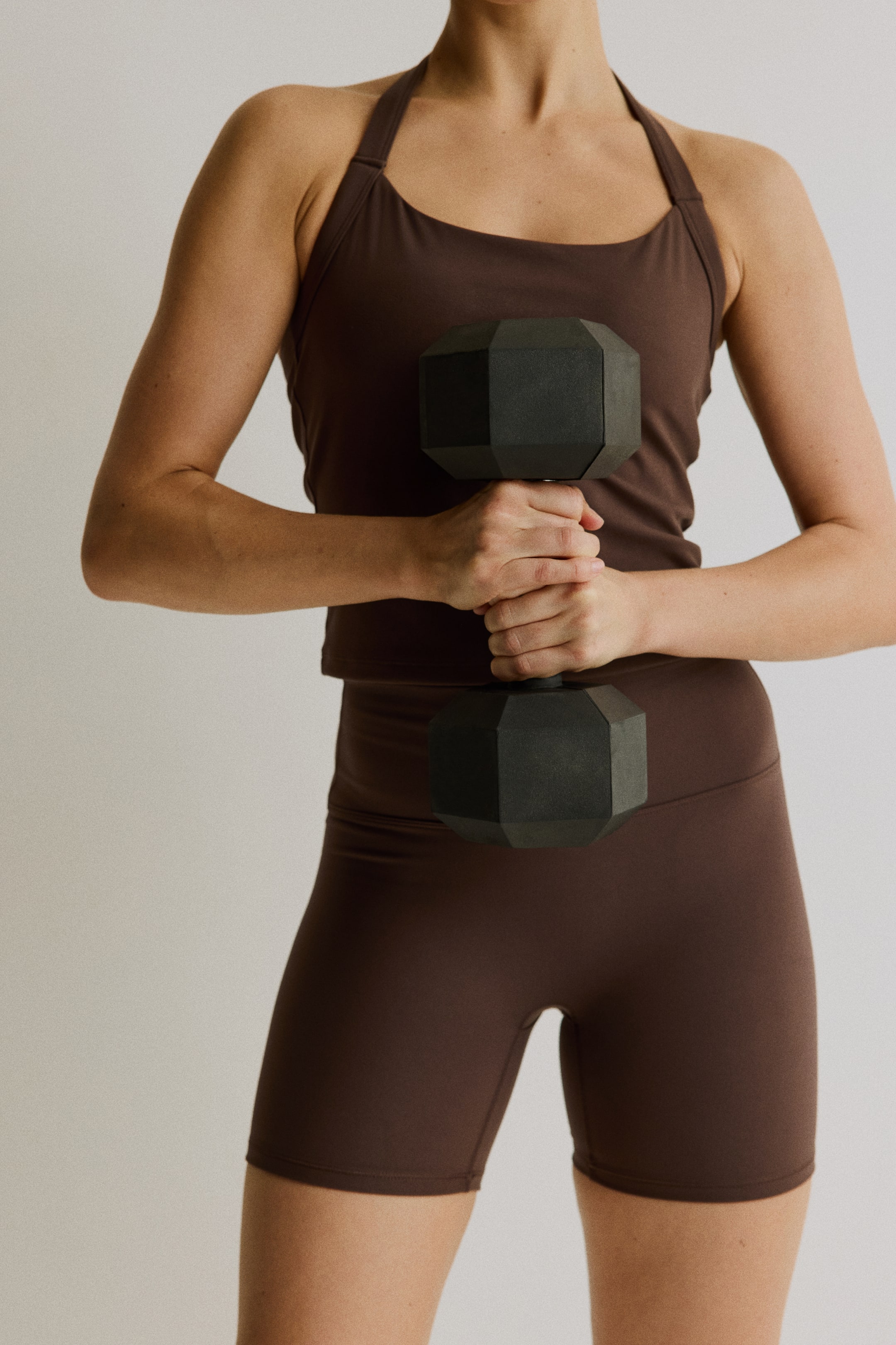 Halterneck Sports Tank Top with SoftMove™