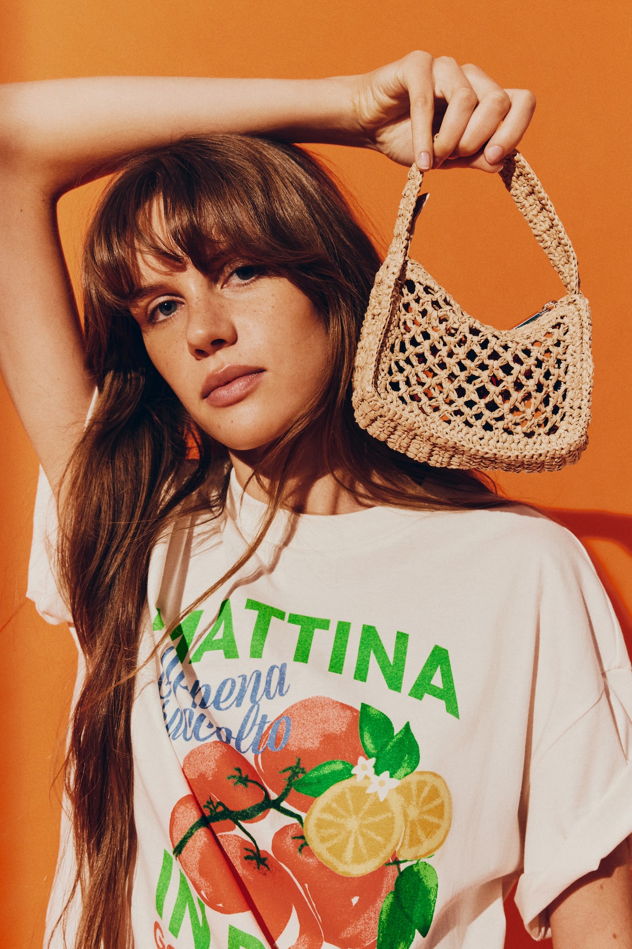 Bolso de paja Beige Ladies H&M MX