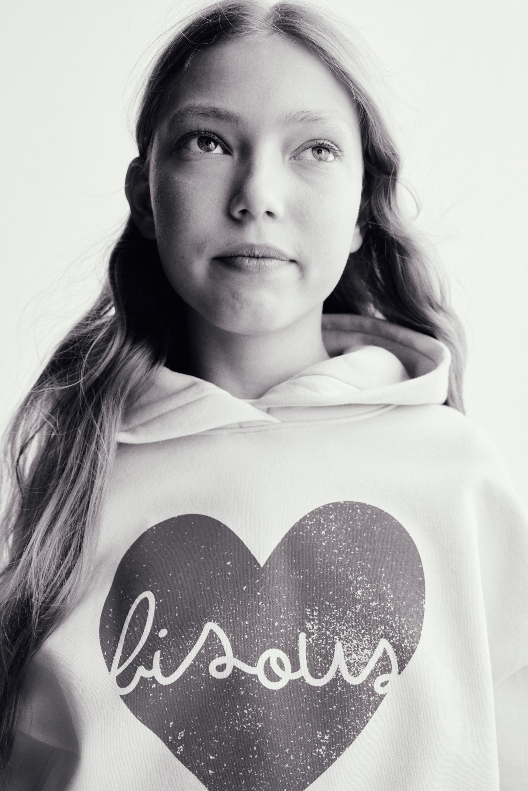 Ampliar la imagen: Conjunto en french terry con diseño - Rosa claro/Corazón - Kids | H&M MX 2