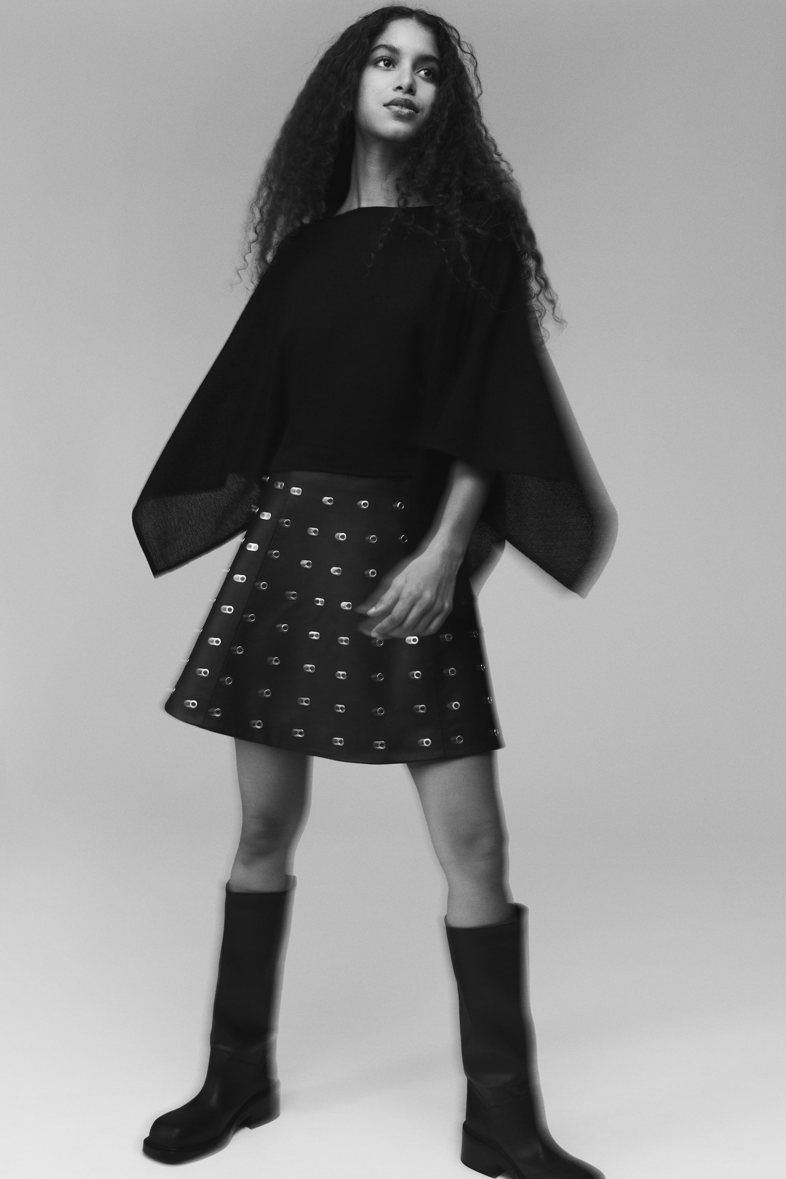 Áo choàng - Màu đen/Màu be/Màu kem - 6