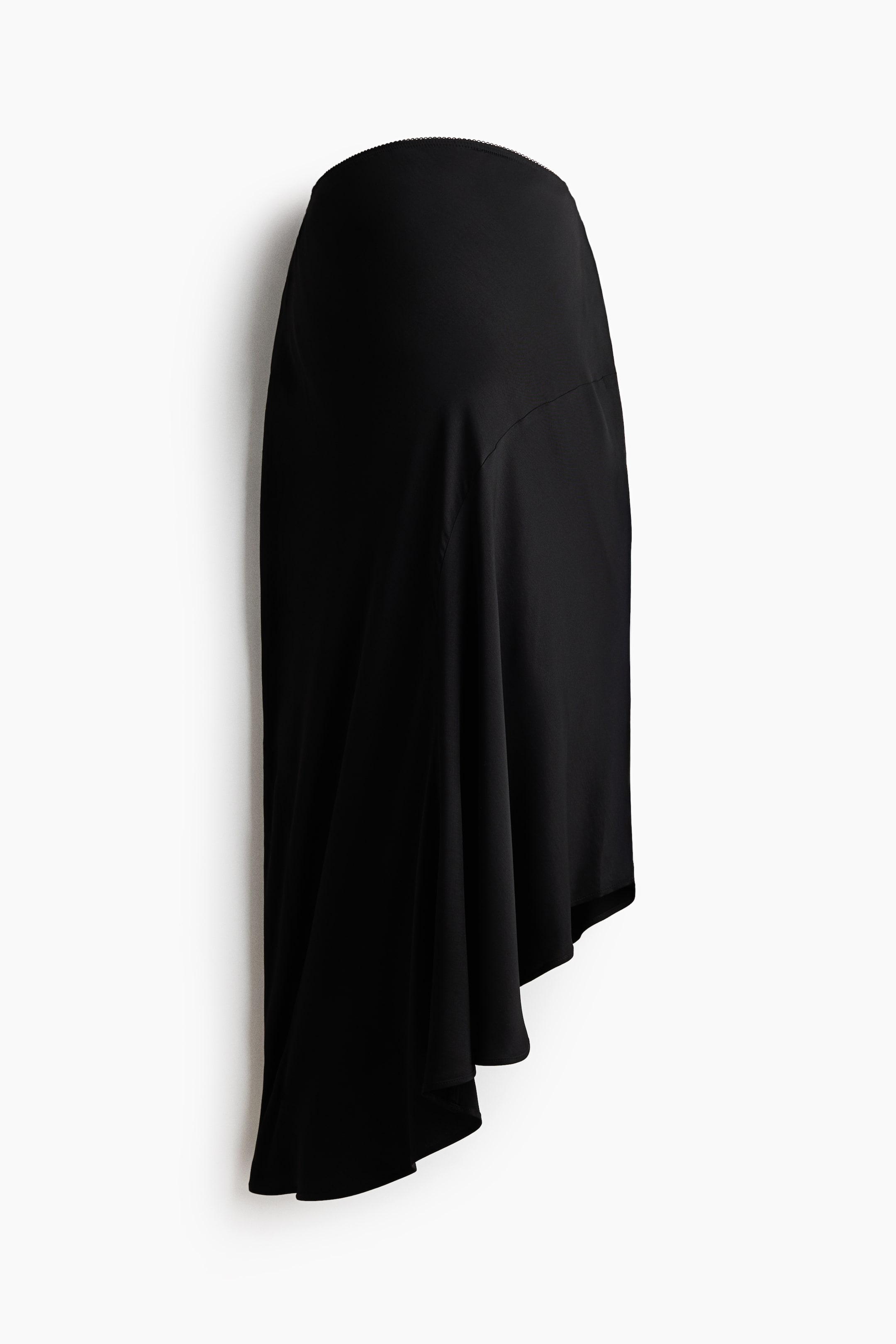 MAMA Asymmetric Satin Skirt