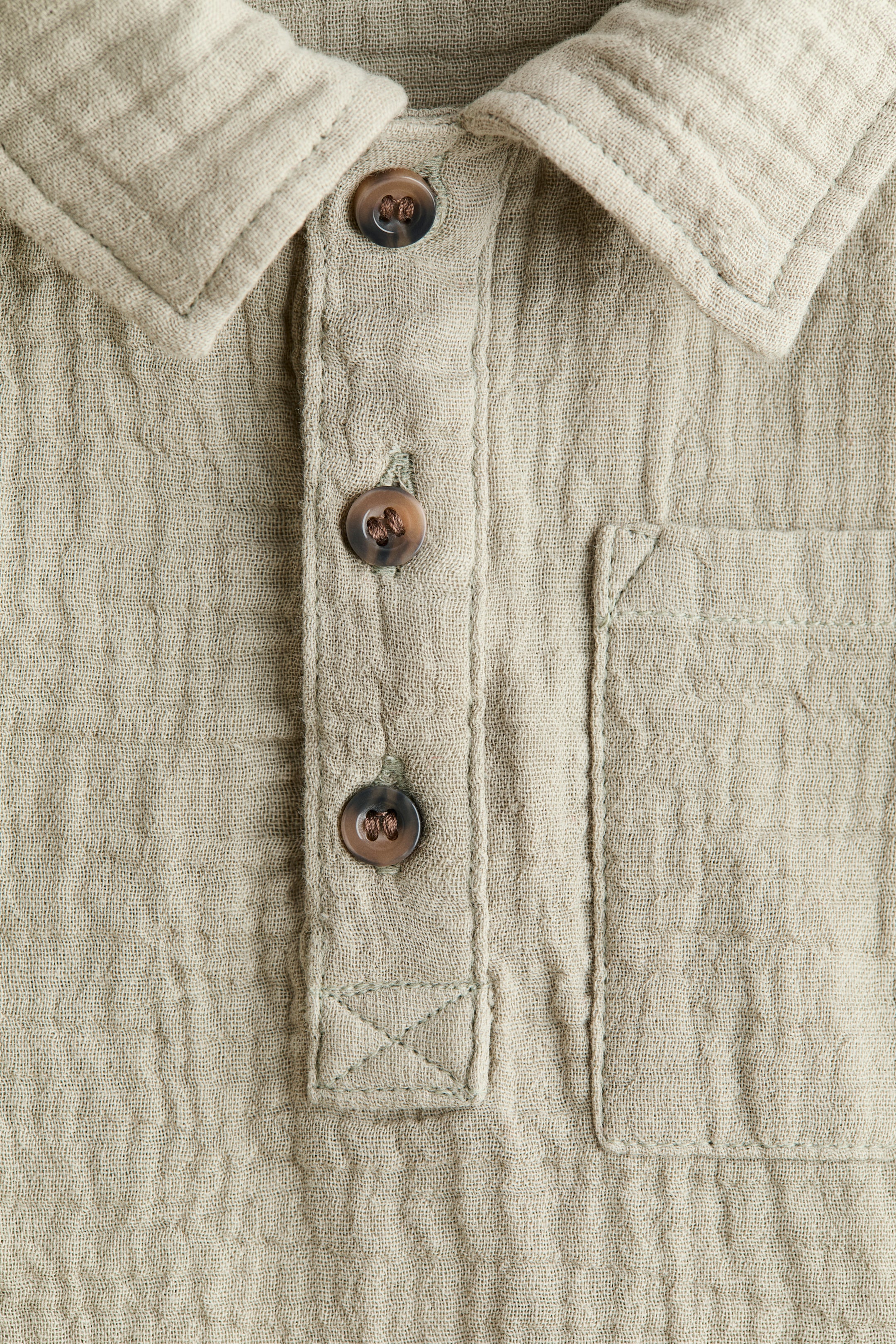Chemise en mousseline de coton