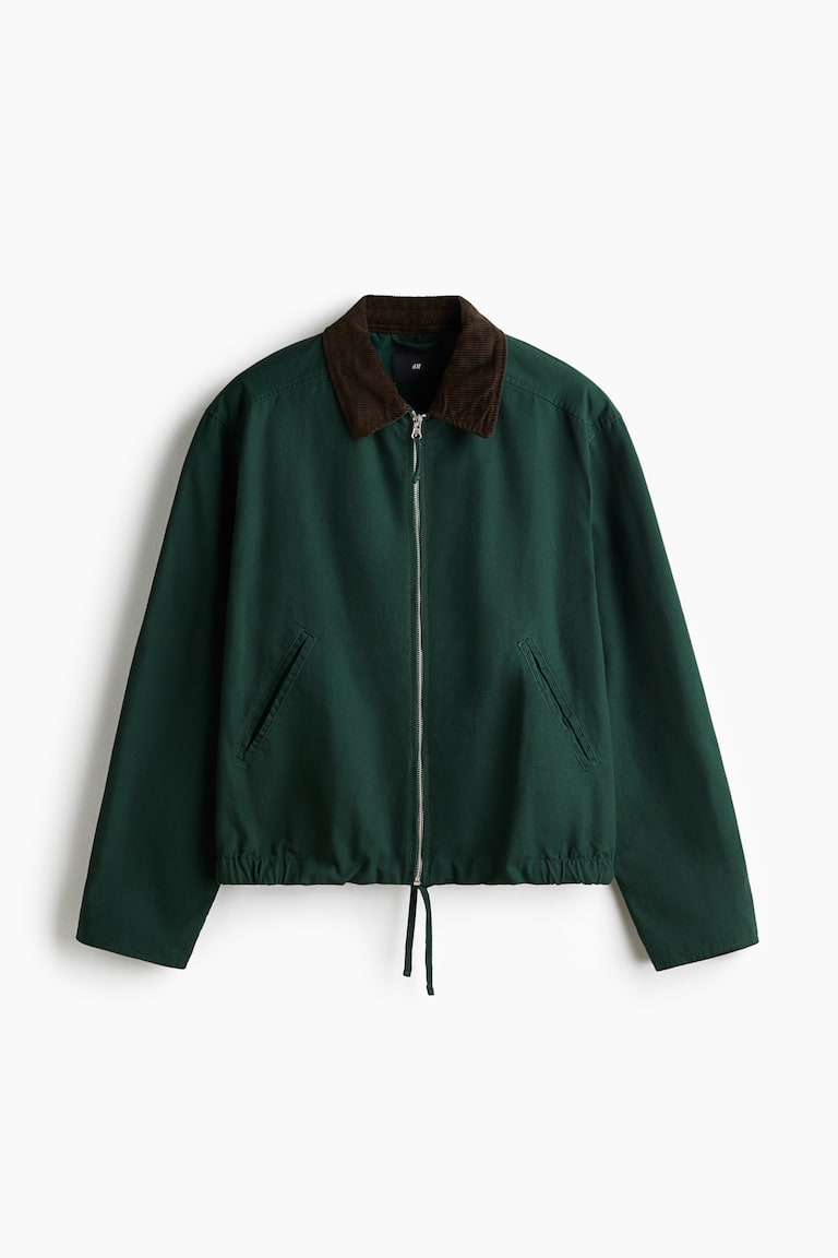 Cotton blouson jacket