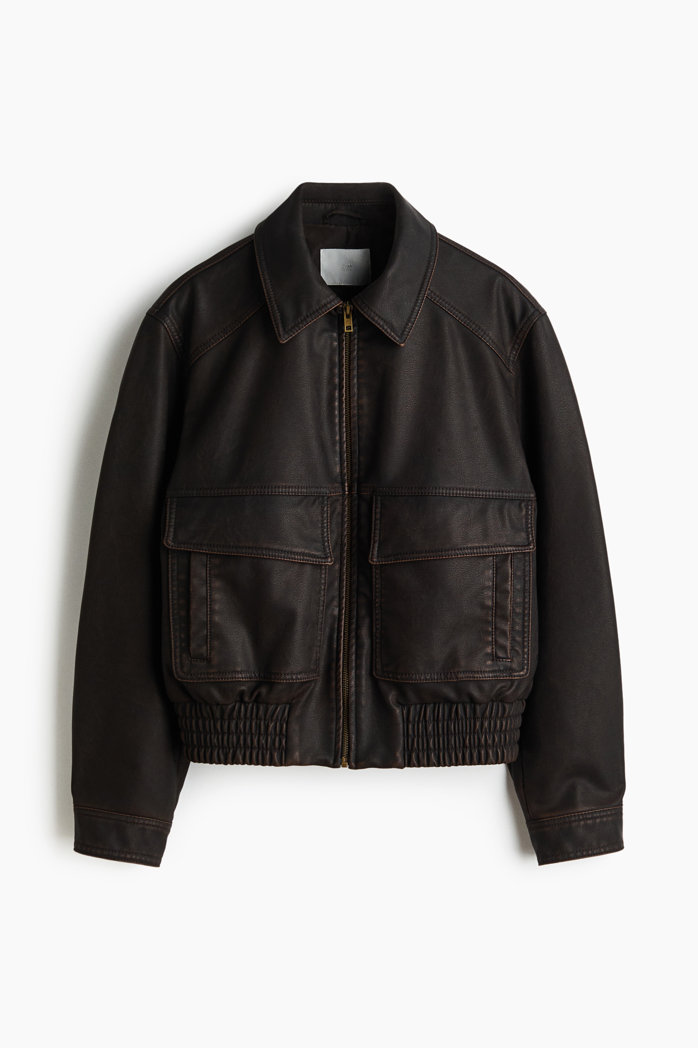 Coated Jacket - Dark brown/Dark brown