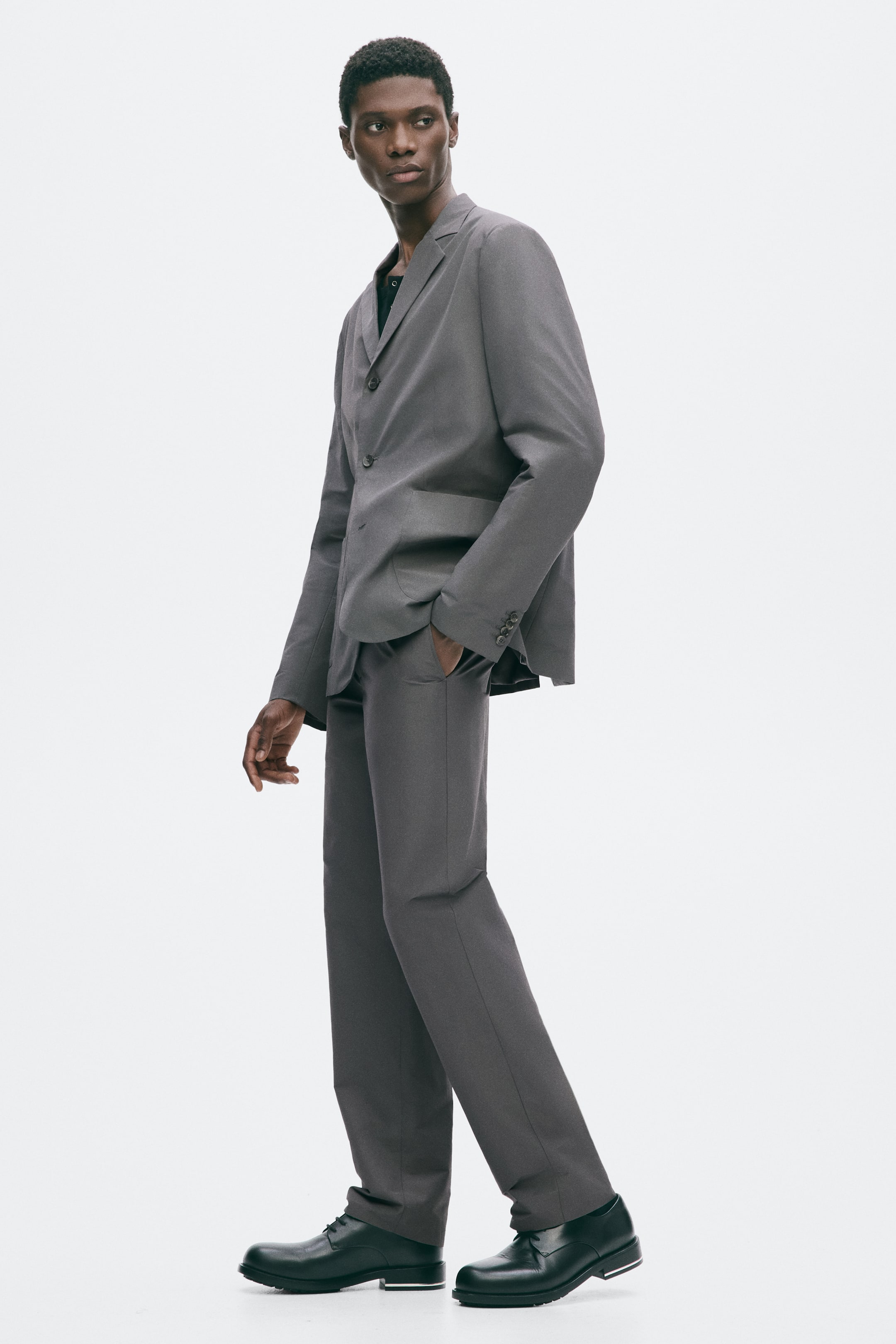 Regular-Fit Cotton-Blend Pants