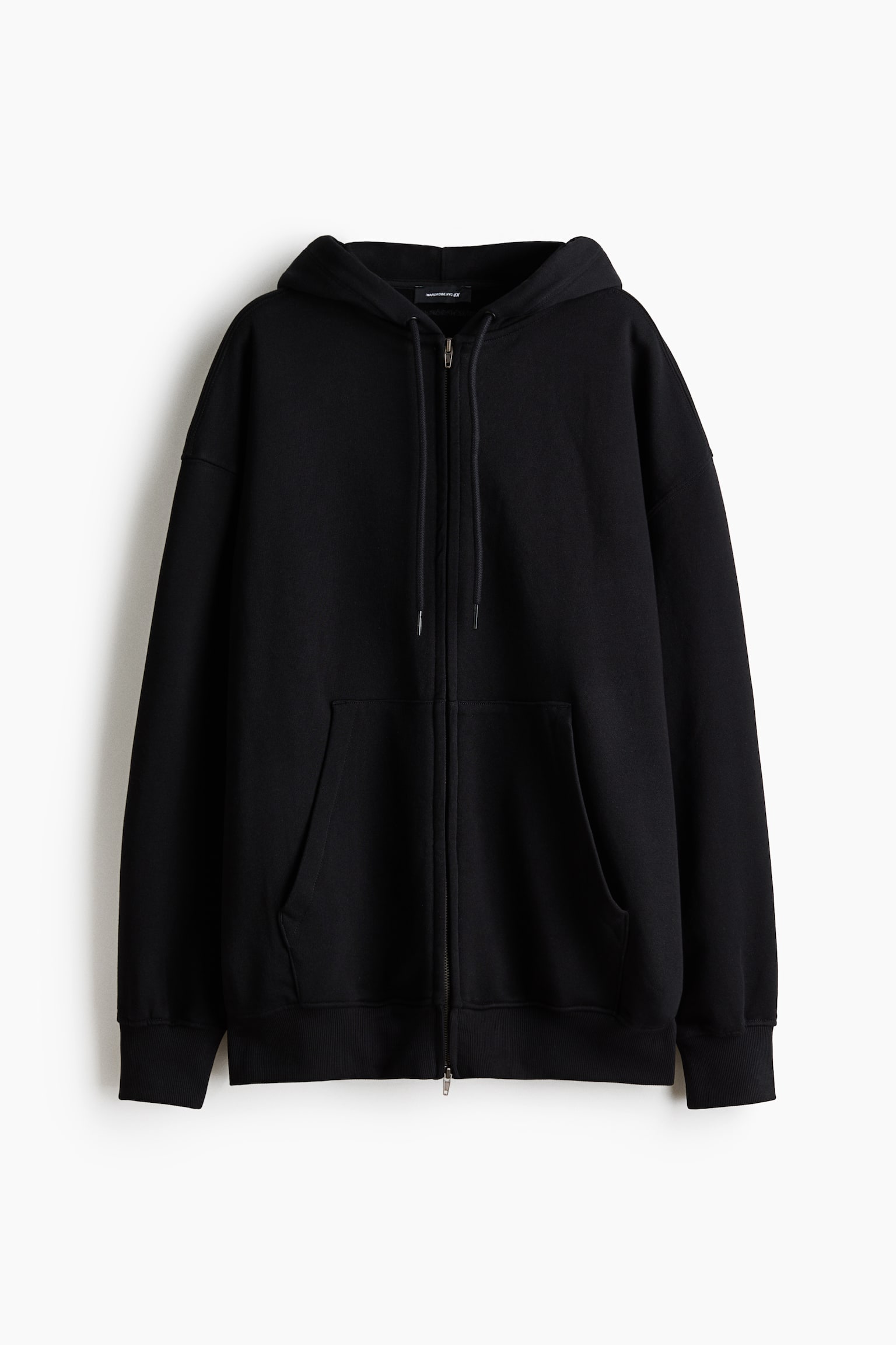 Oversized munkjacka - Svart - 1