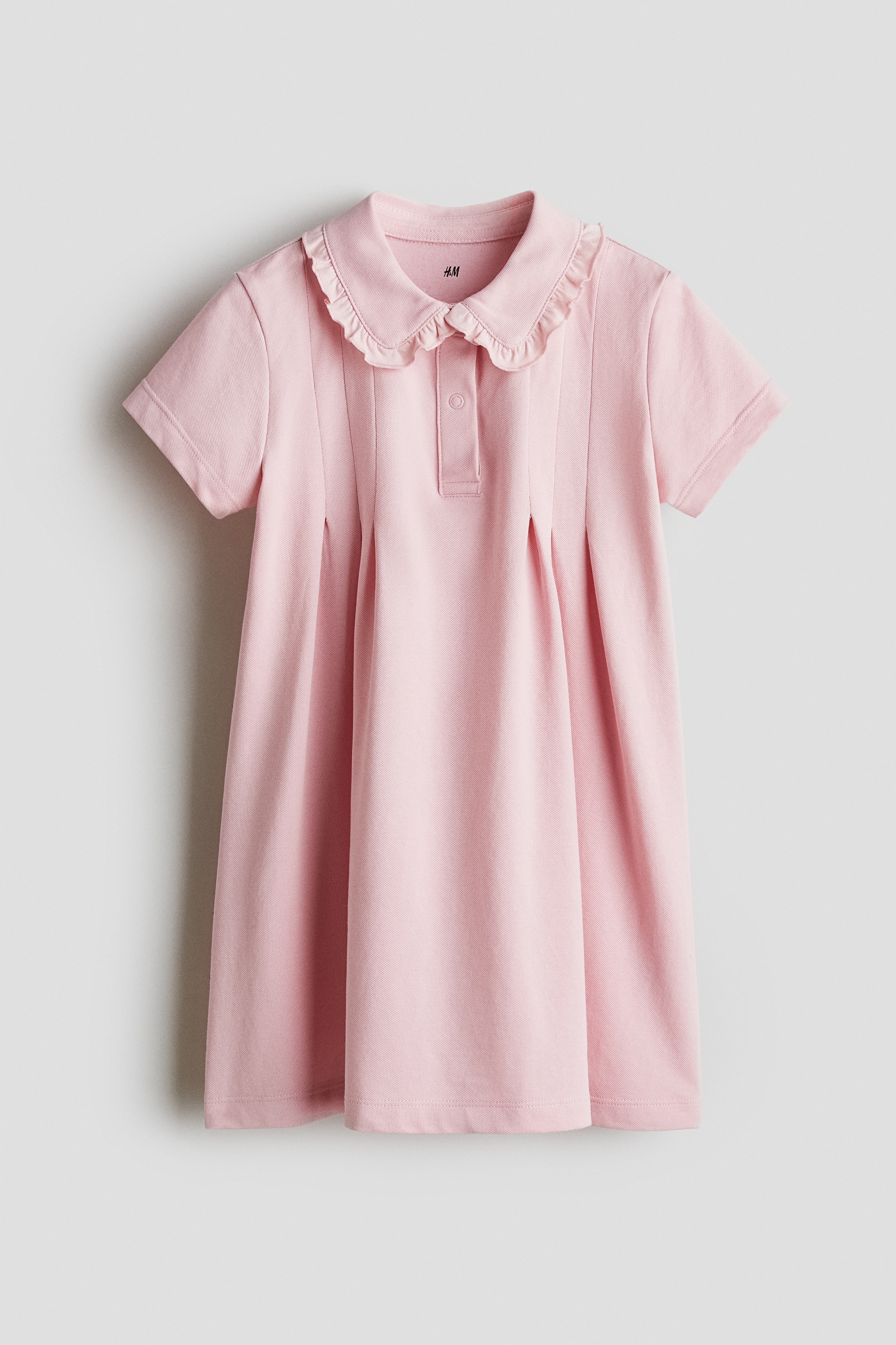 COOLMAX® Piqué dress - Pink/Blue