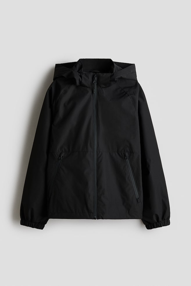 Water-repellent shell jacket - Black/Black/Dark brown/Khaki green/Khaki green - 1