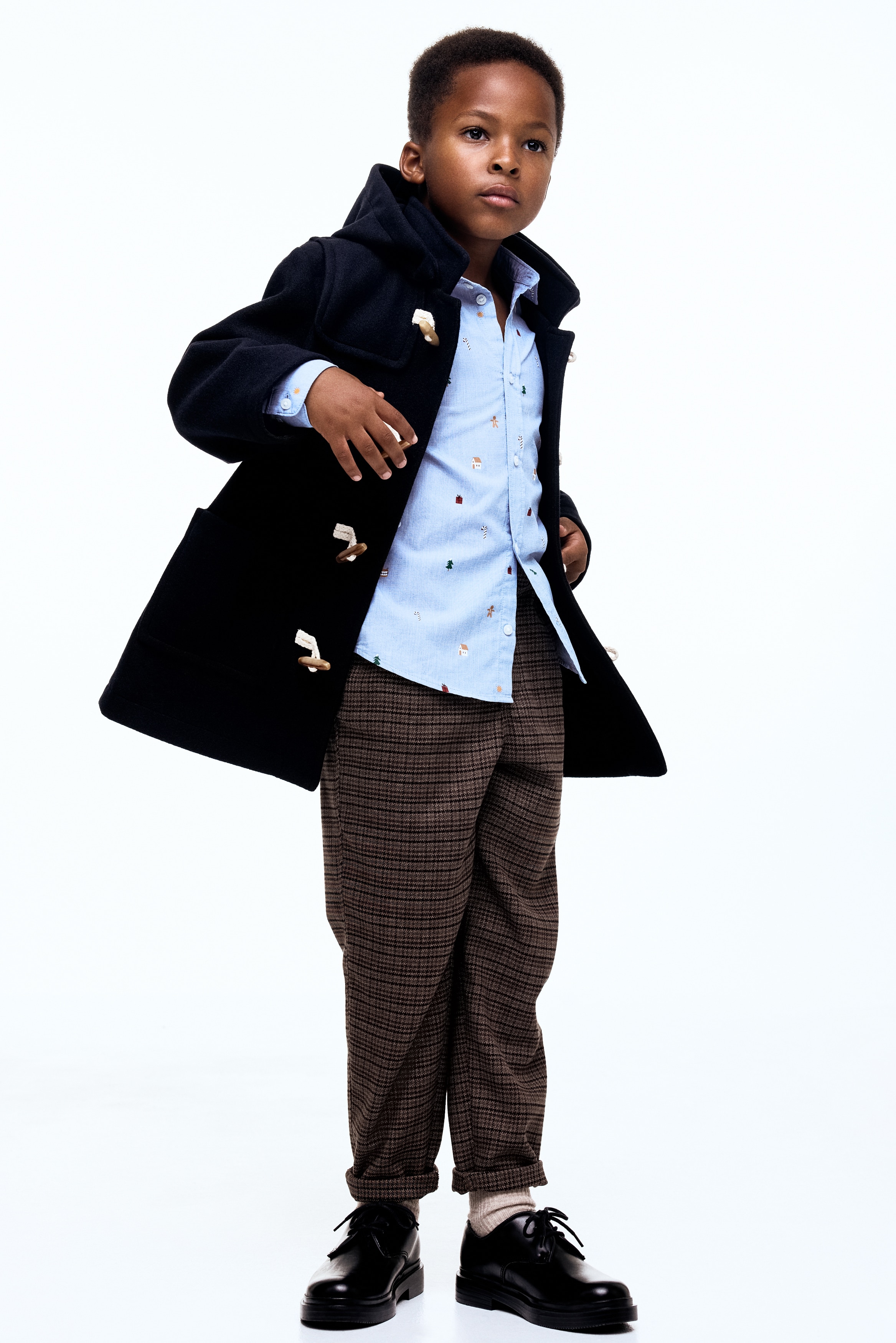 Duffle Coat - Navy blue - Kids | H&M US