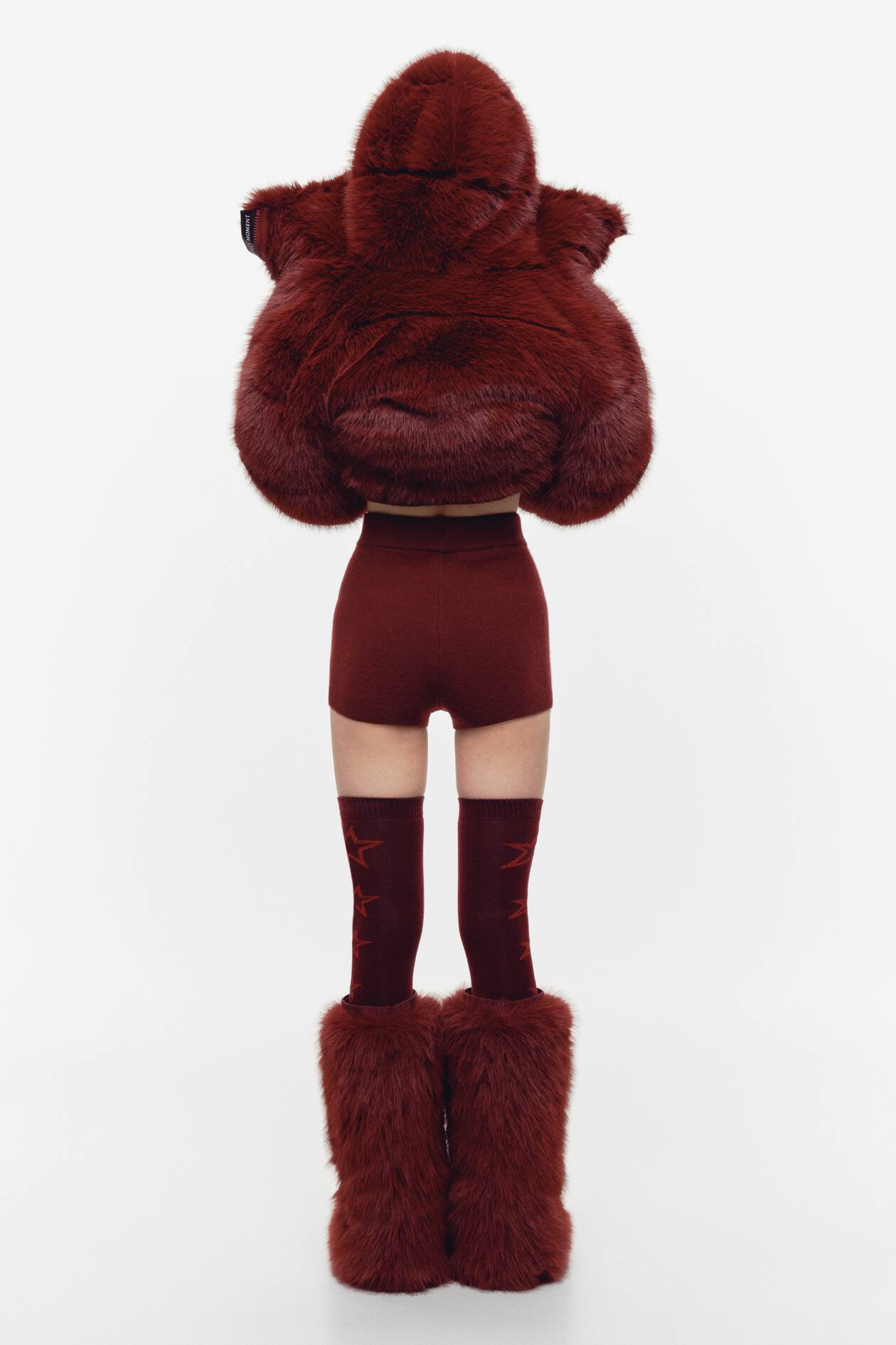 Wool-Blend Mini Shorts - image 3