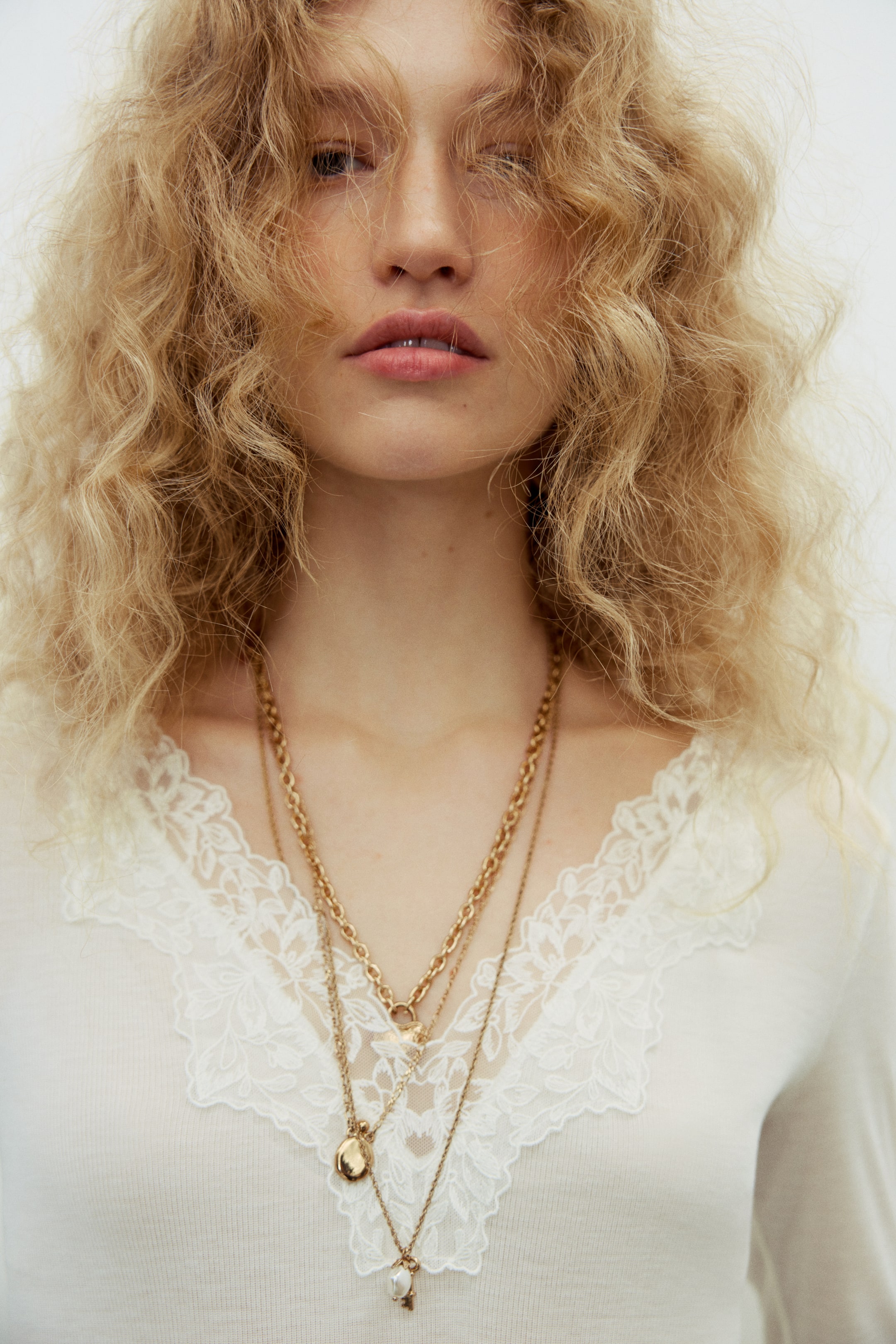 Lace-Trimmed Top