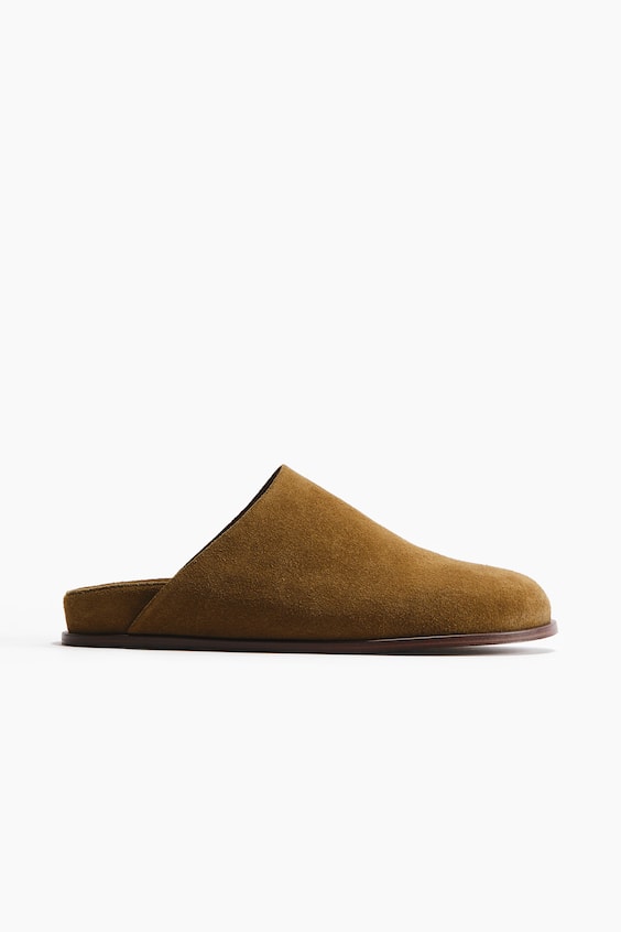 Женские сабо H&M Suede Footbed Mules