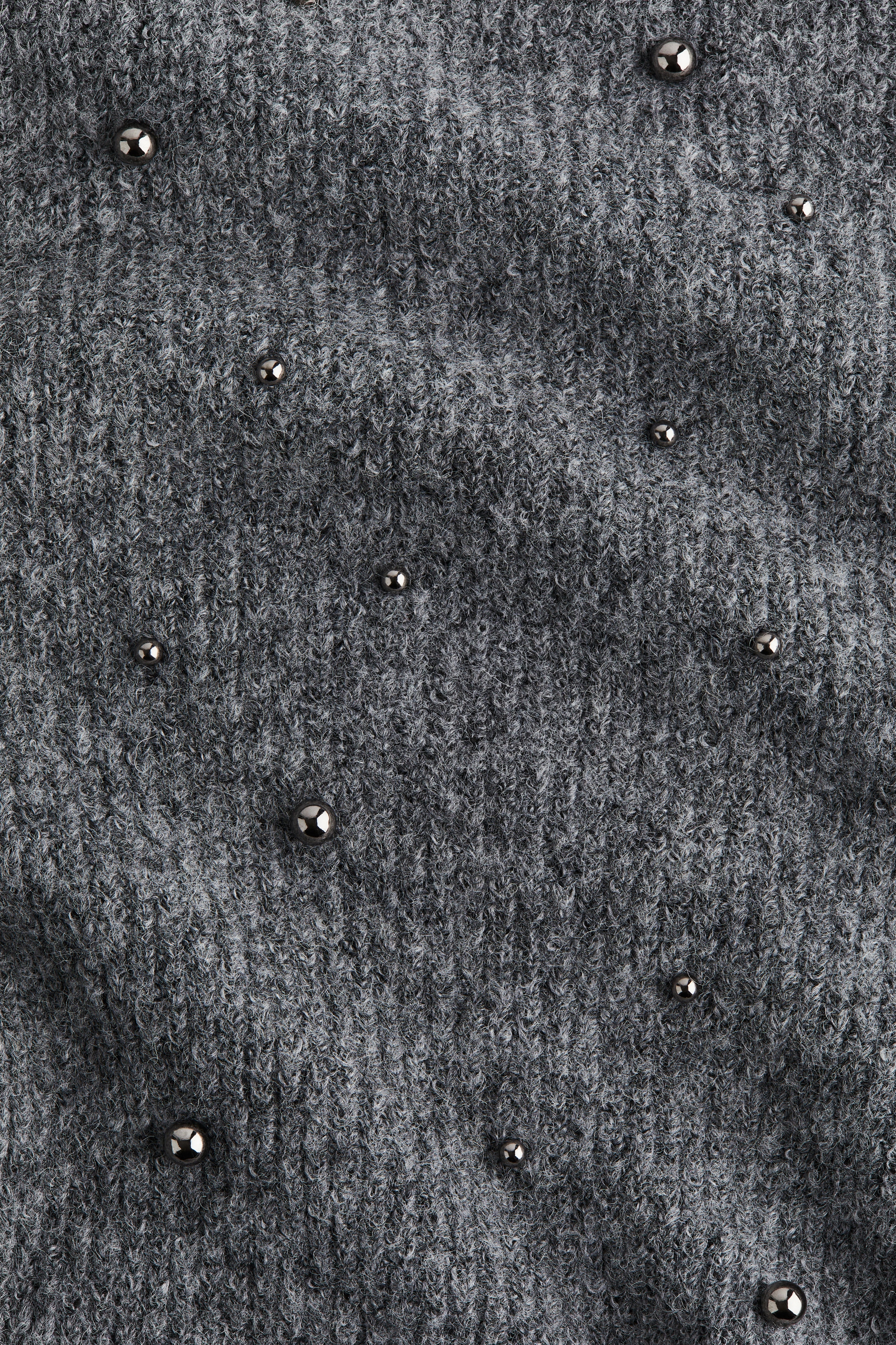 Bead-embellished peplum top