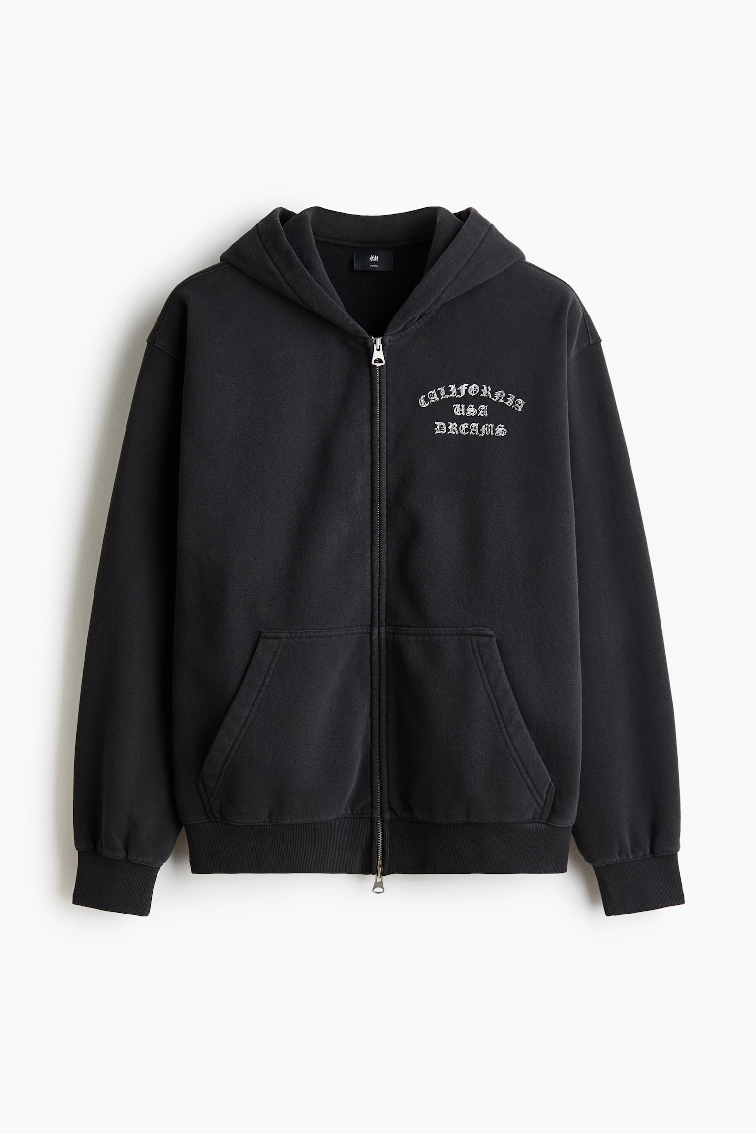 Munkjacka med tryck Loose Fit - Svart/California/Mörklila/Studio Resort - 1