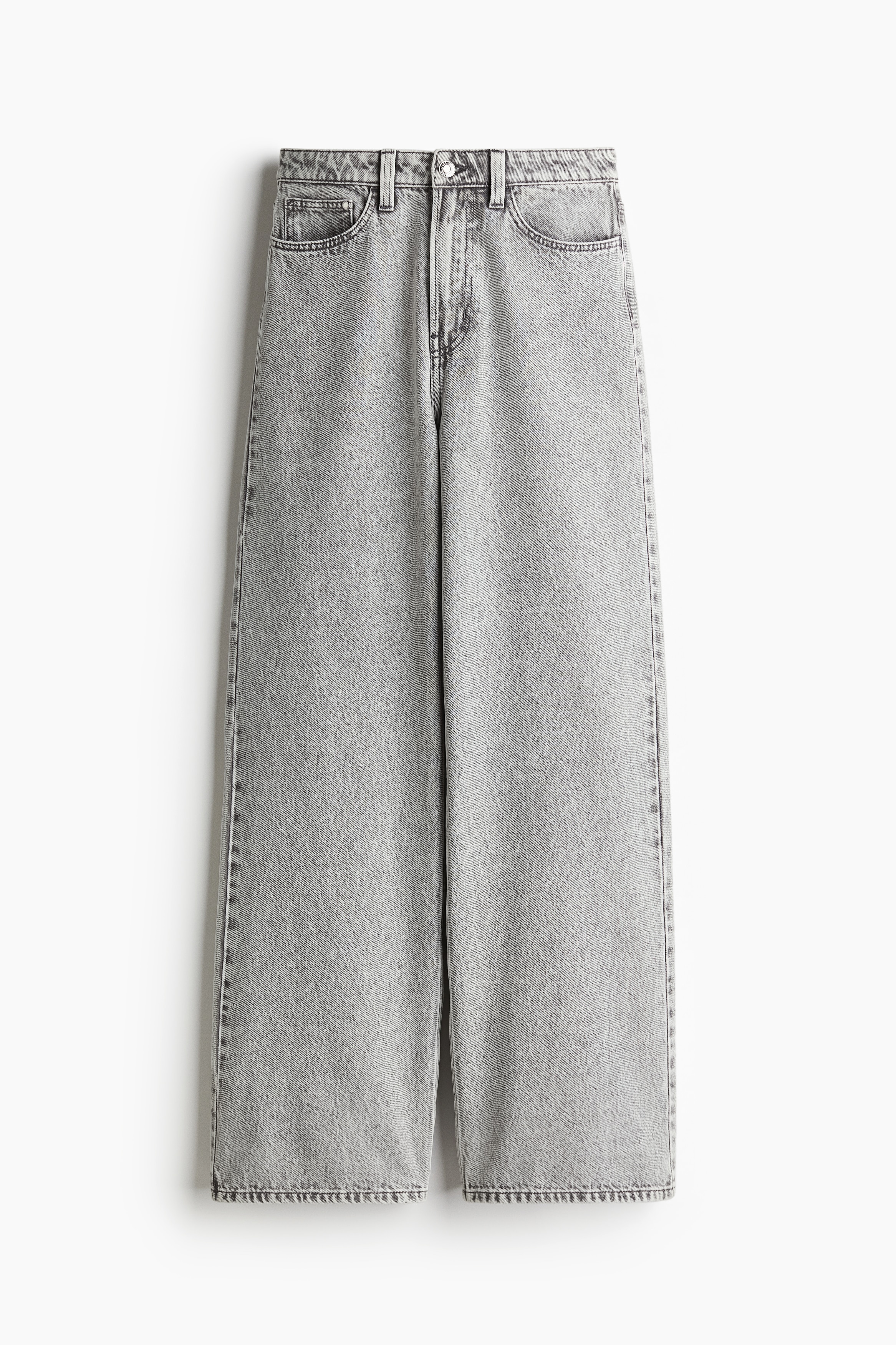 ワイドウルトラハイデニム - グレー - レディース | H&M JP