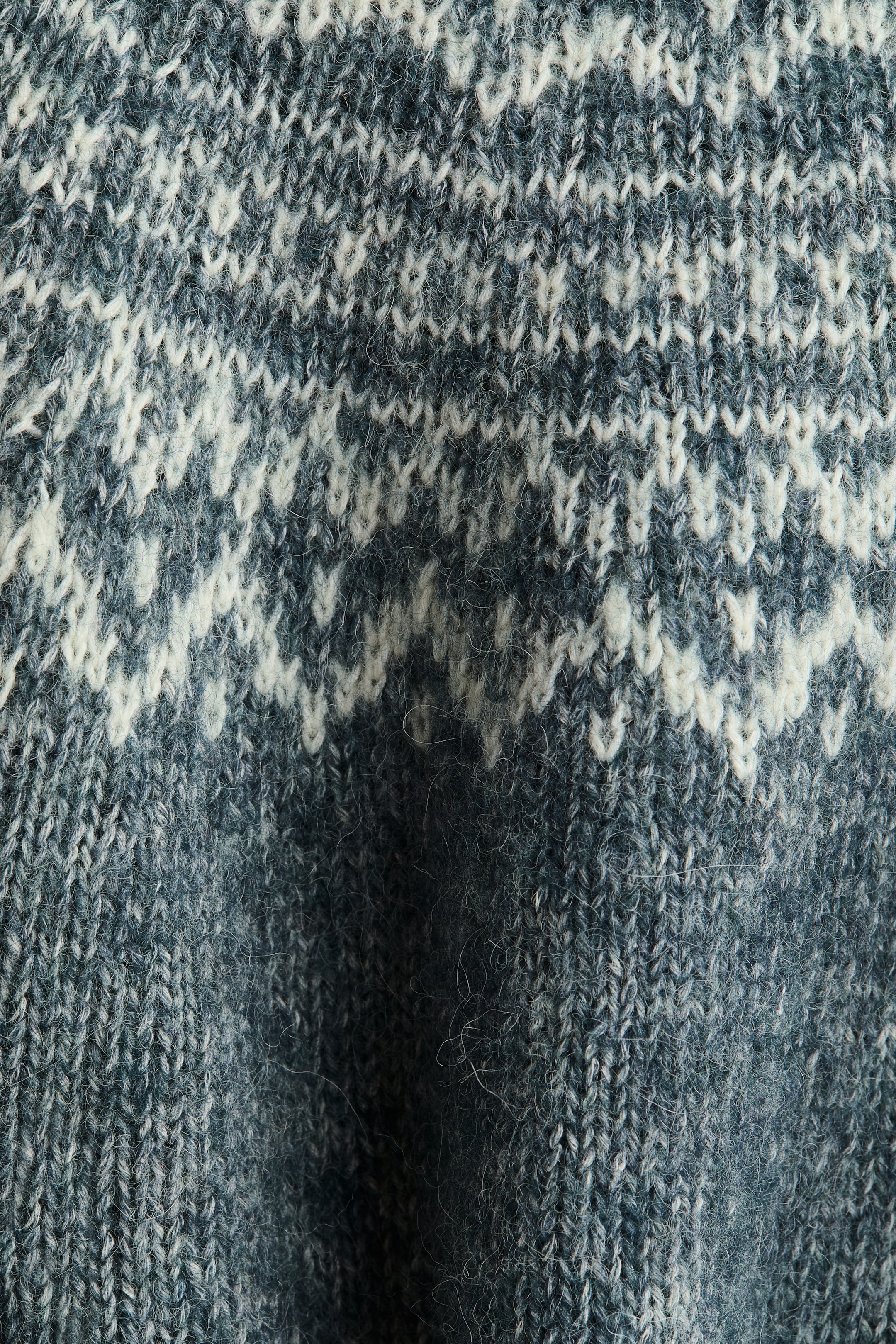 Wool-Blend Jacquard-Knit Sweater