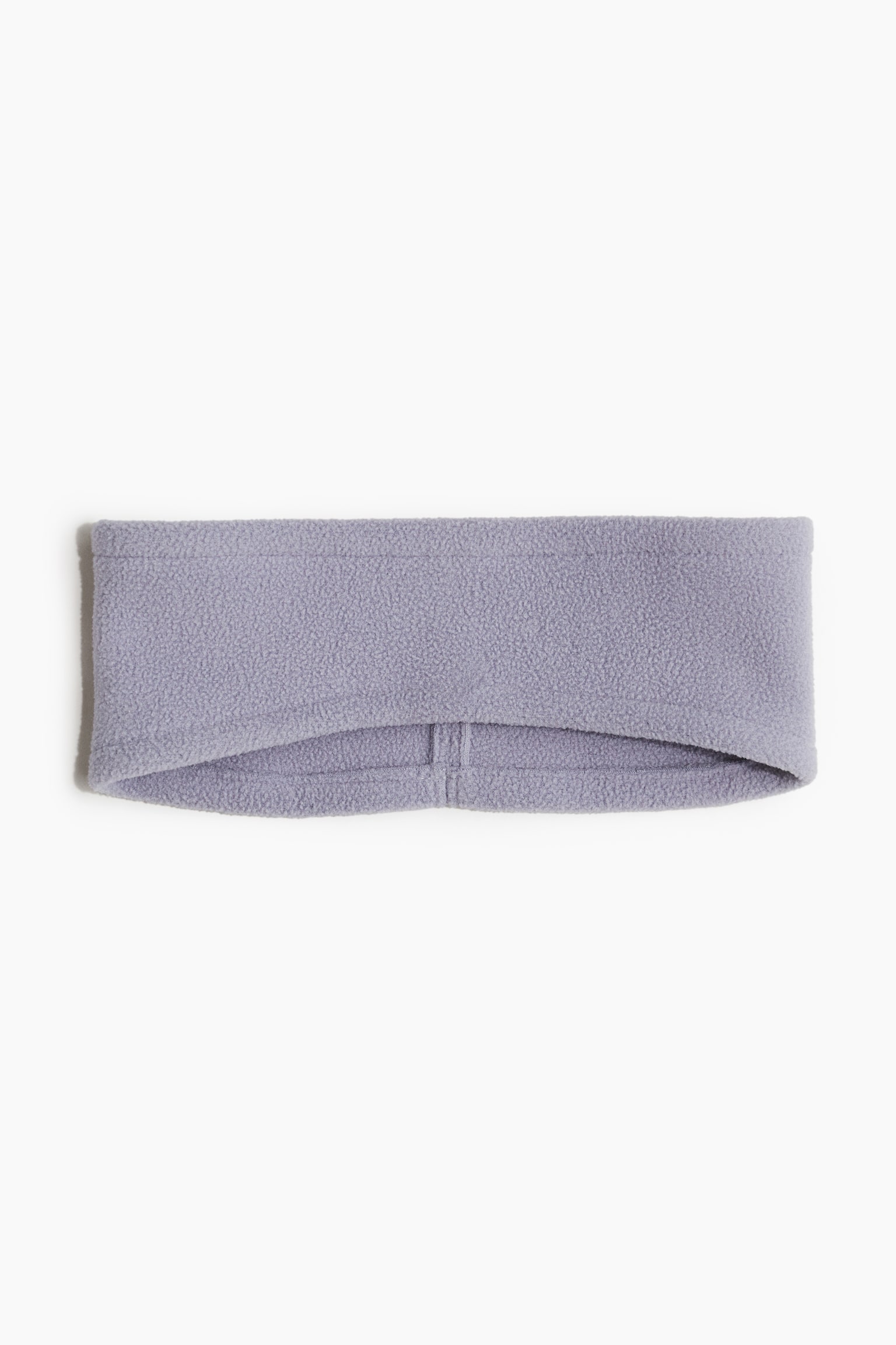 Fleece sports headband - Purple/Black - 1