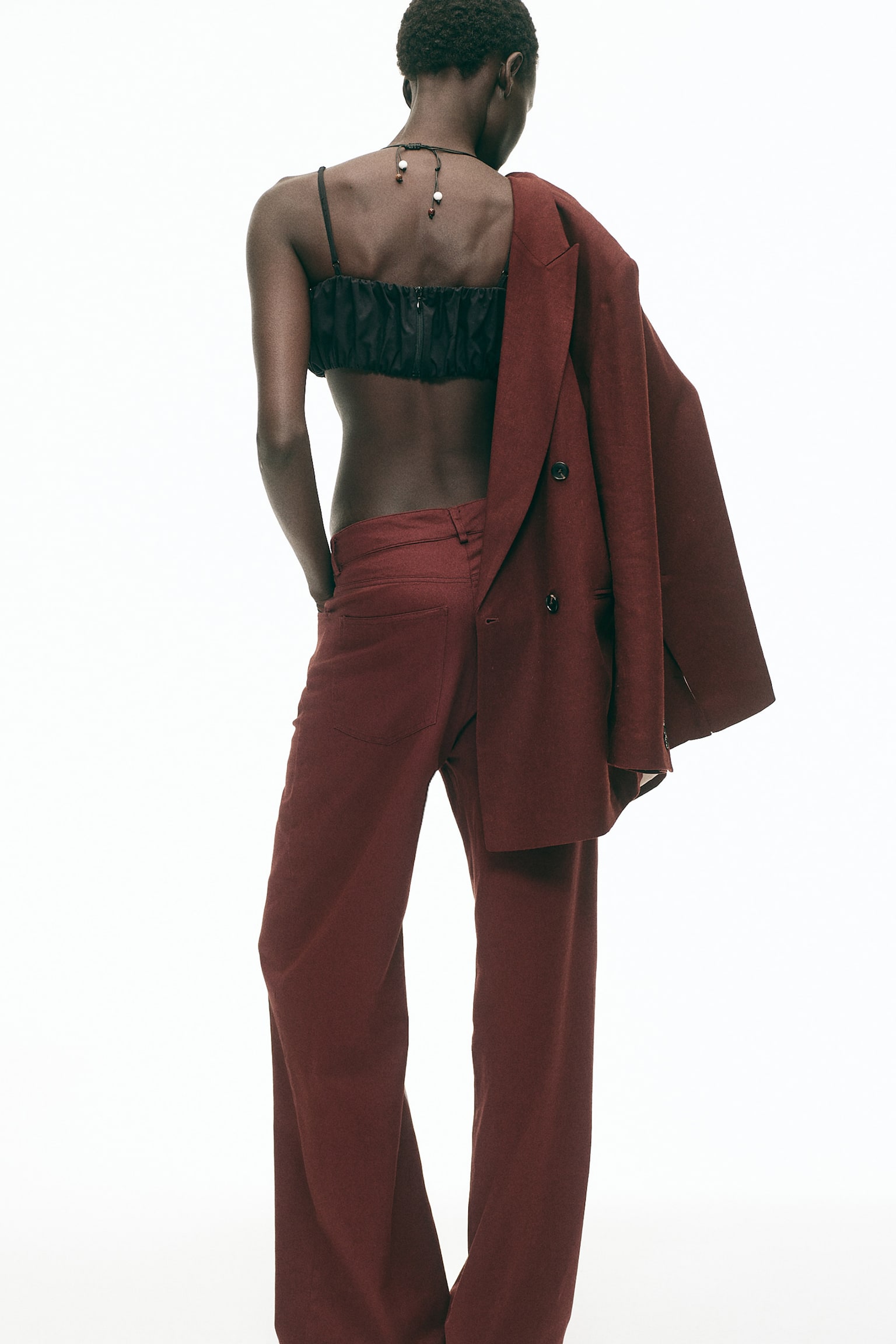 Linen-blend trousers - 4