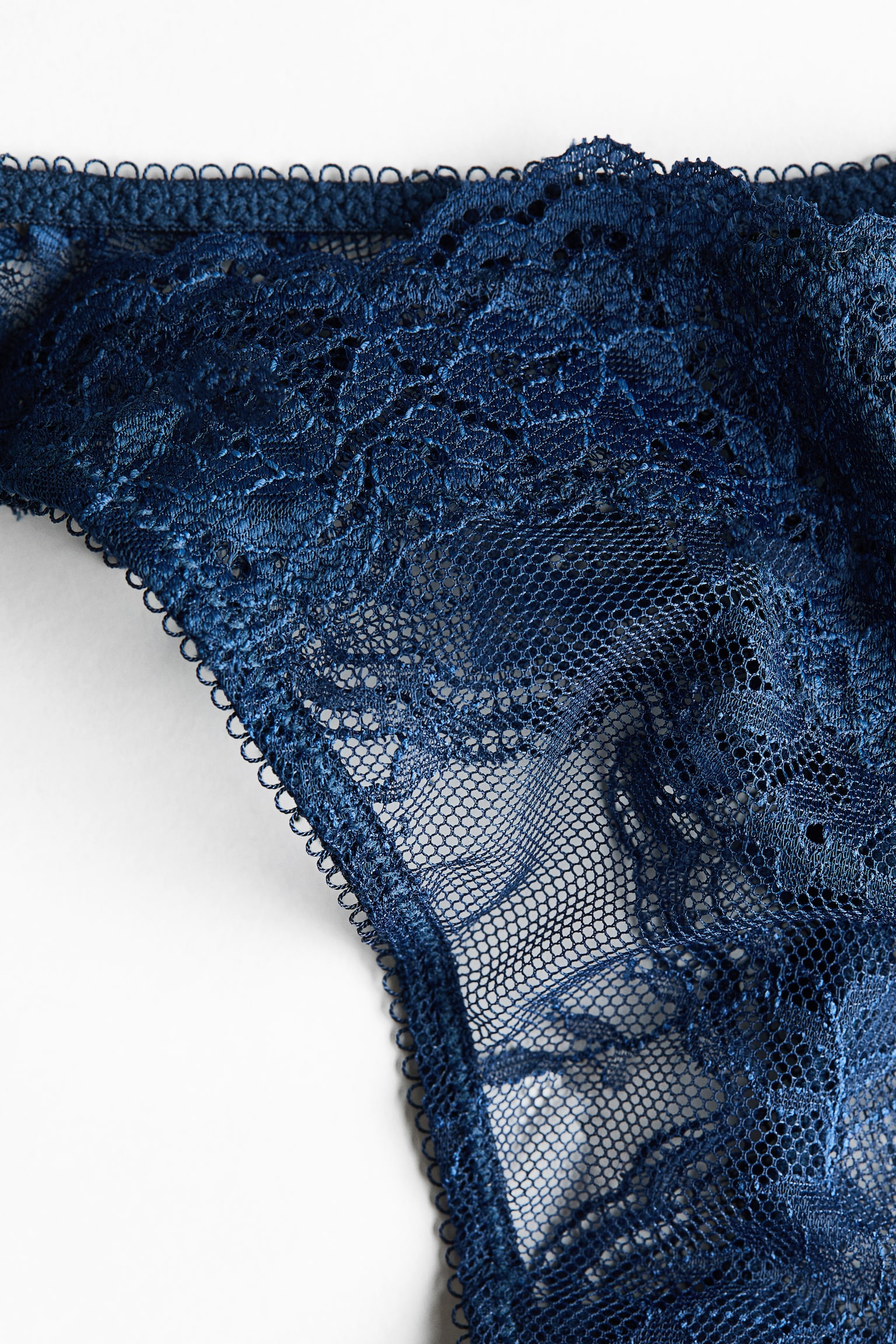 2er-Pack Tangas aus Spitze - Dark blue/Puderrosa - 2