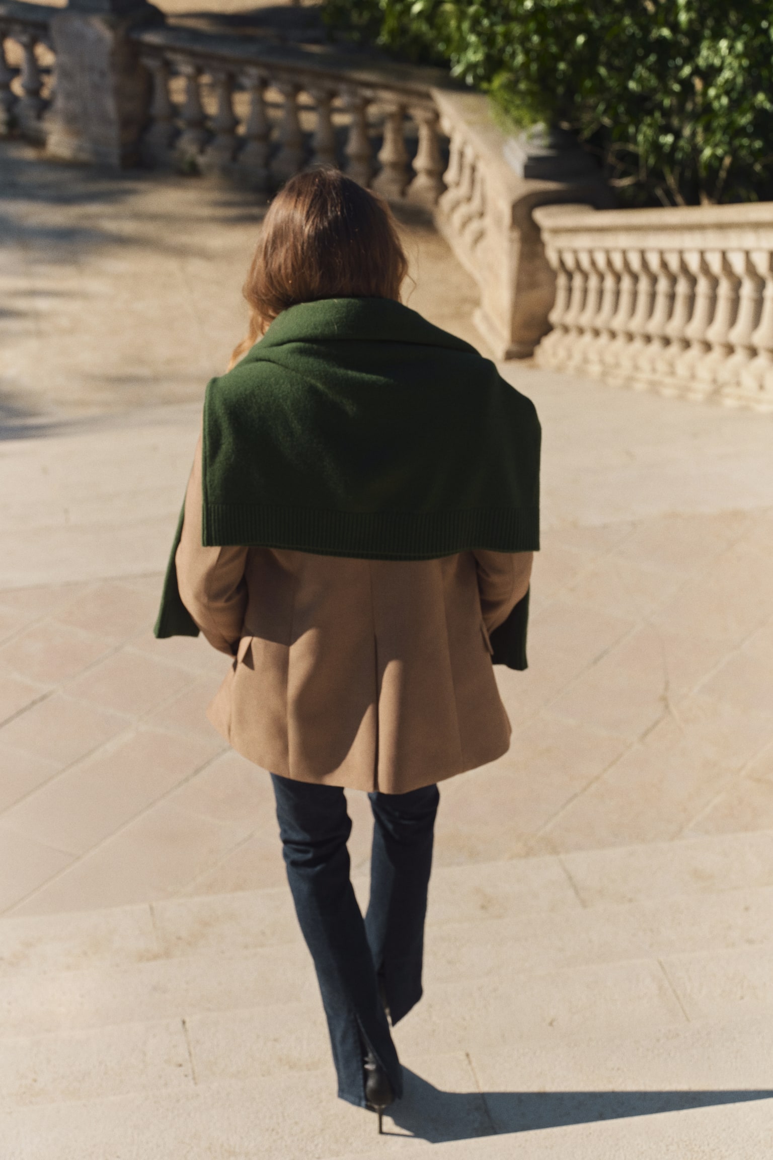 Slim Straight High Waist Jeans - Dark denim blue - 4