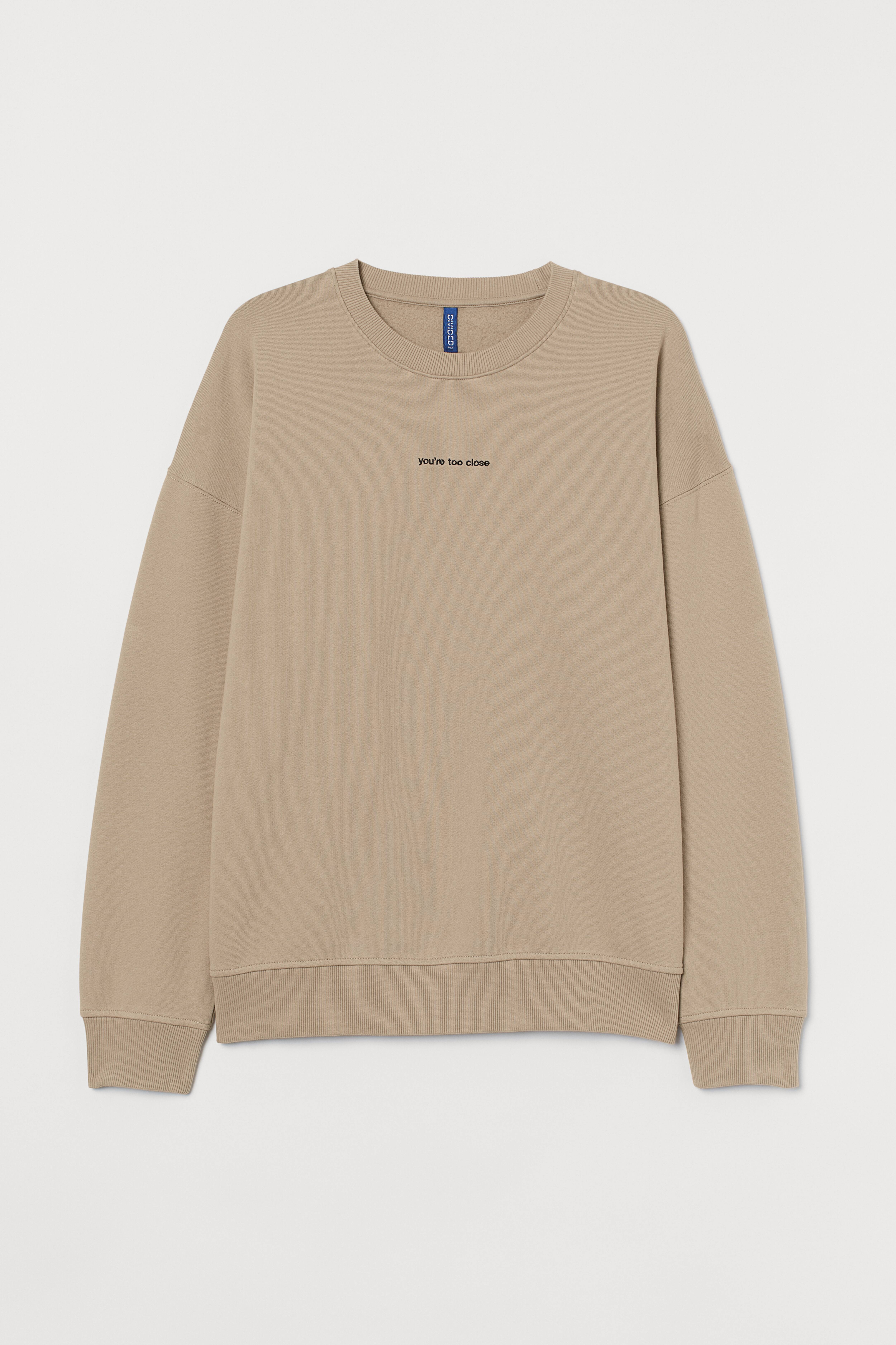 H&m deals divided sweatshirt