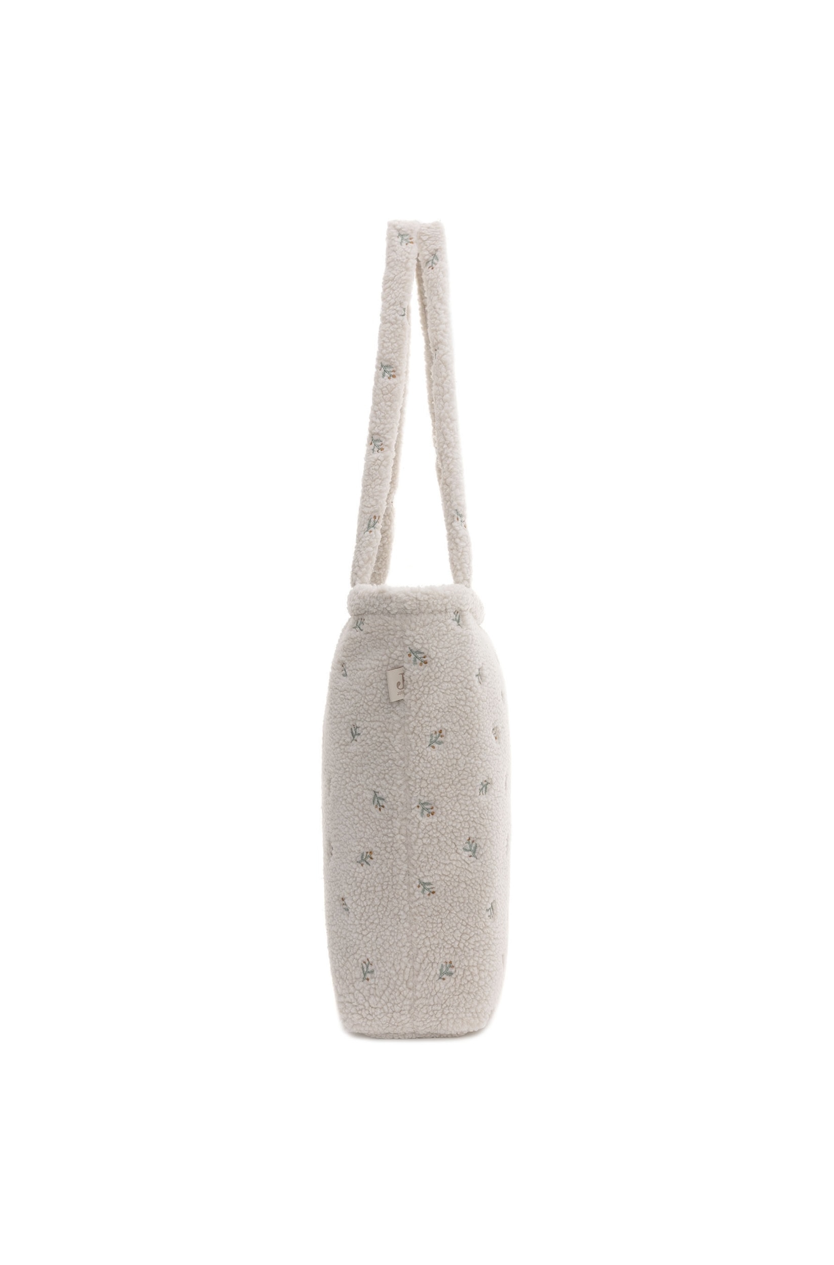 Jollein Luiertas Embossed Lily Milky Coffee | Baby & Tiener Megastore