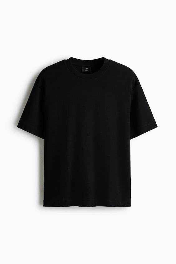 Мужские футболки H&M Loose-Fit Interlock T-Shirt