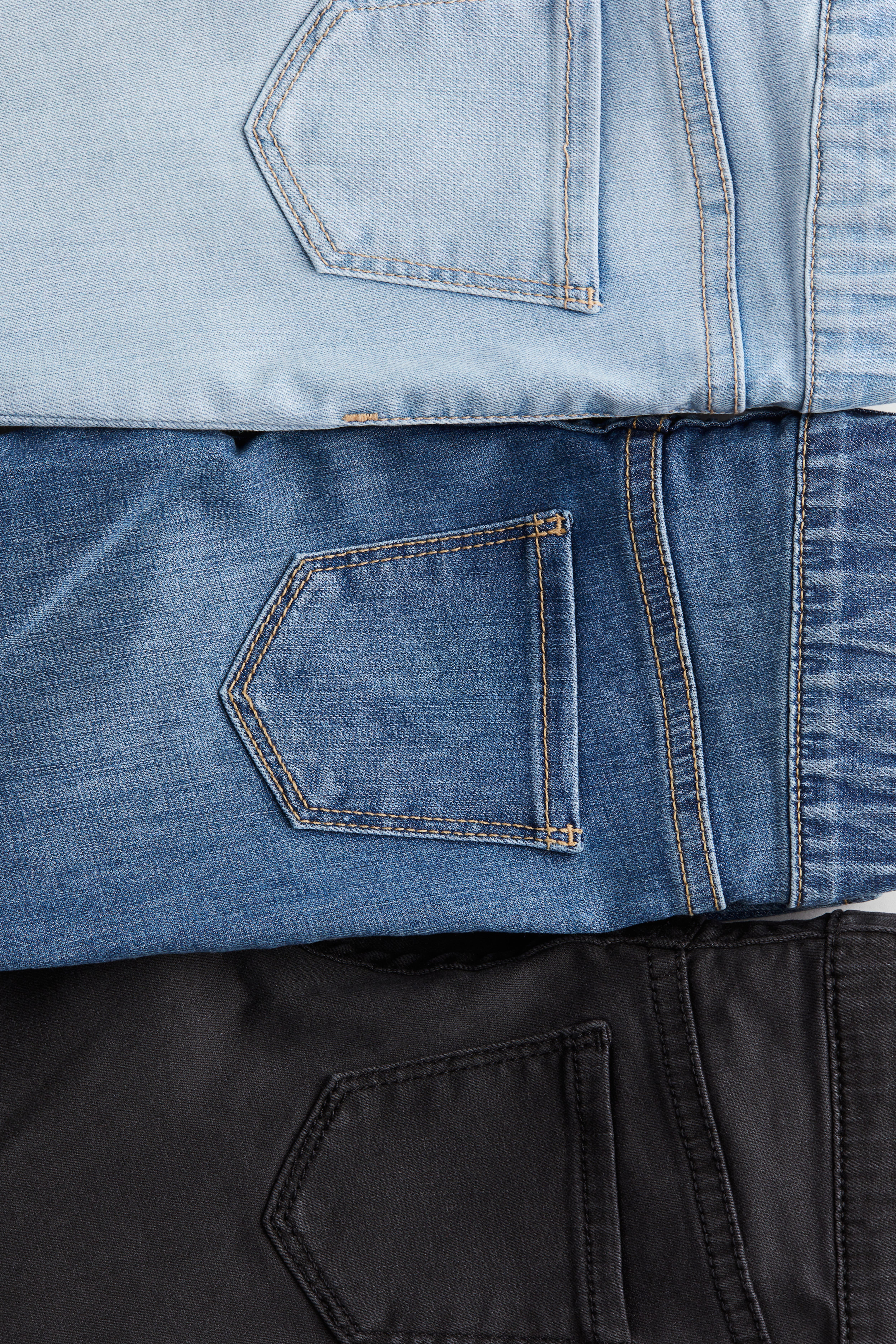 HM 3er-Pack Denimjeggings