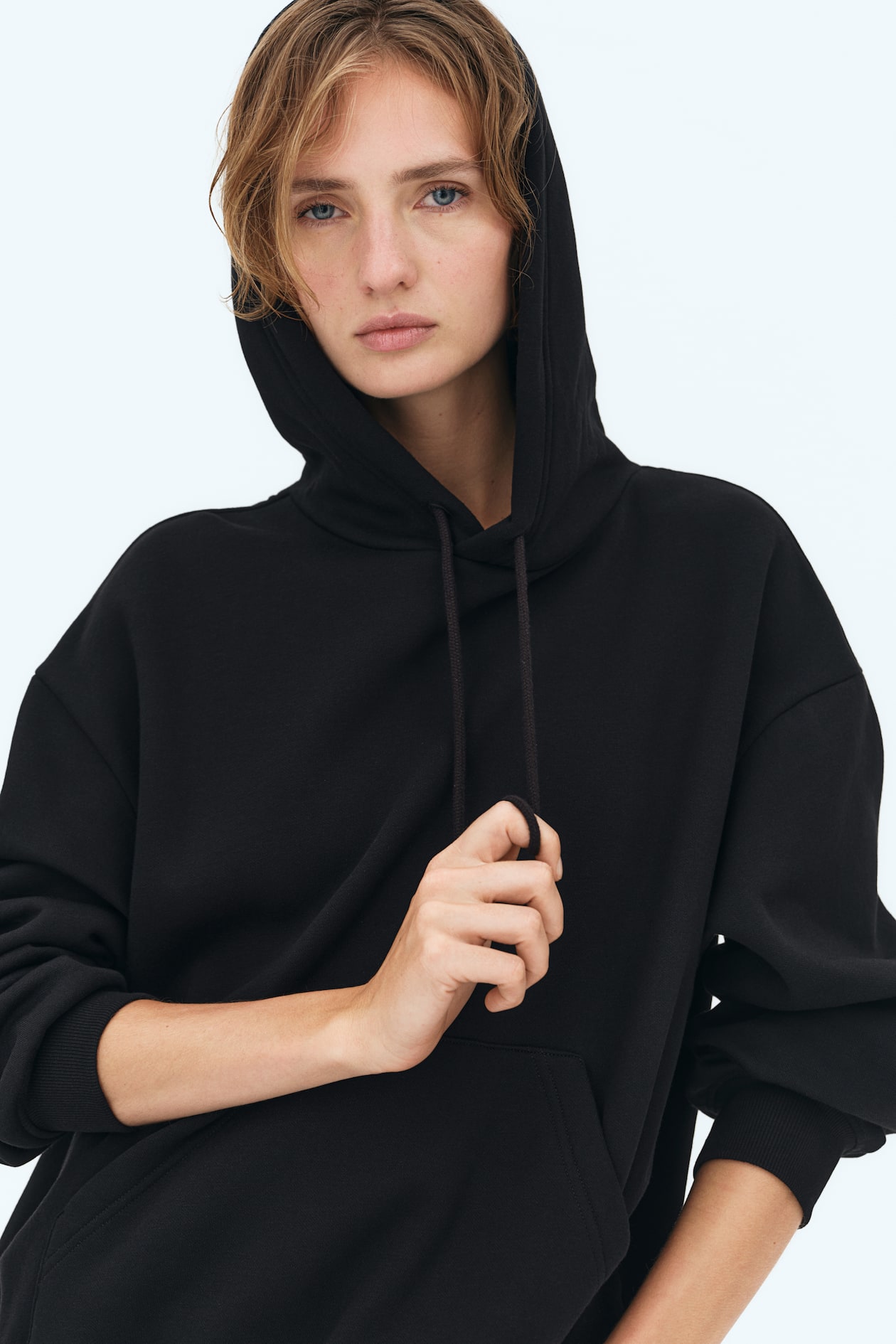 Hooded top Black Ladies H&M GB