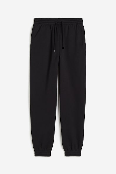 High-waisted joggers - High waist - Long - Black - Ladies | H&M GB