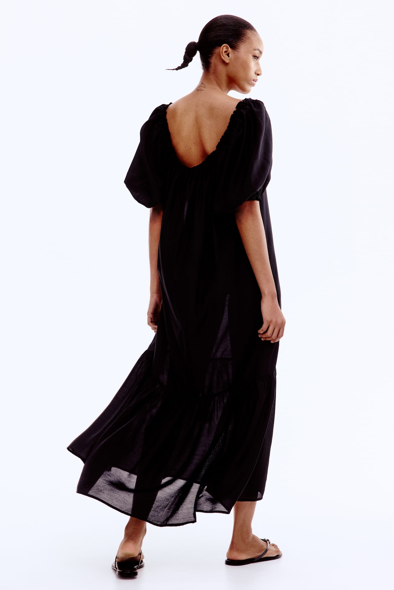 Square-Neck Maxi Dress - image 5