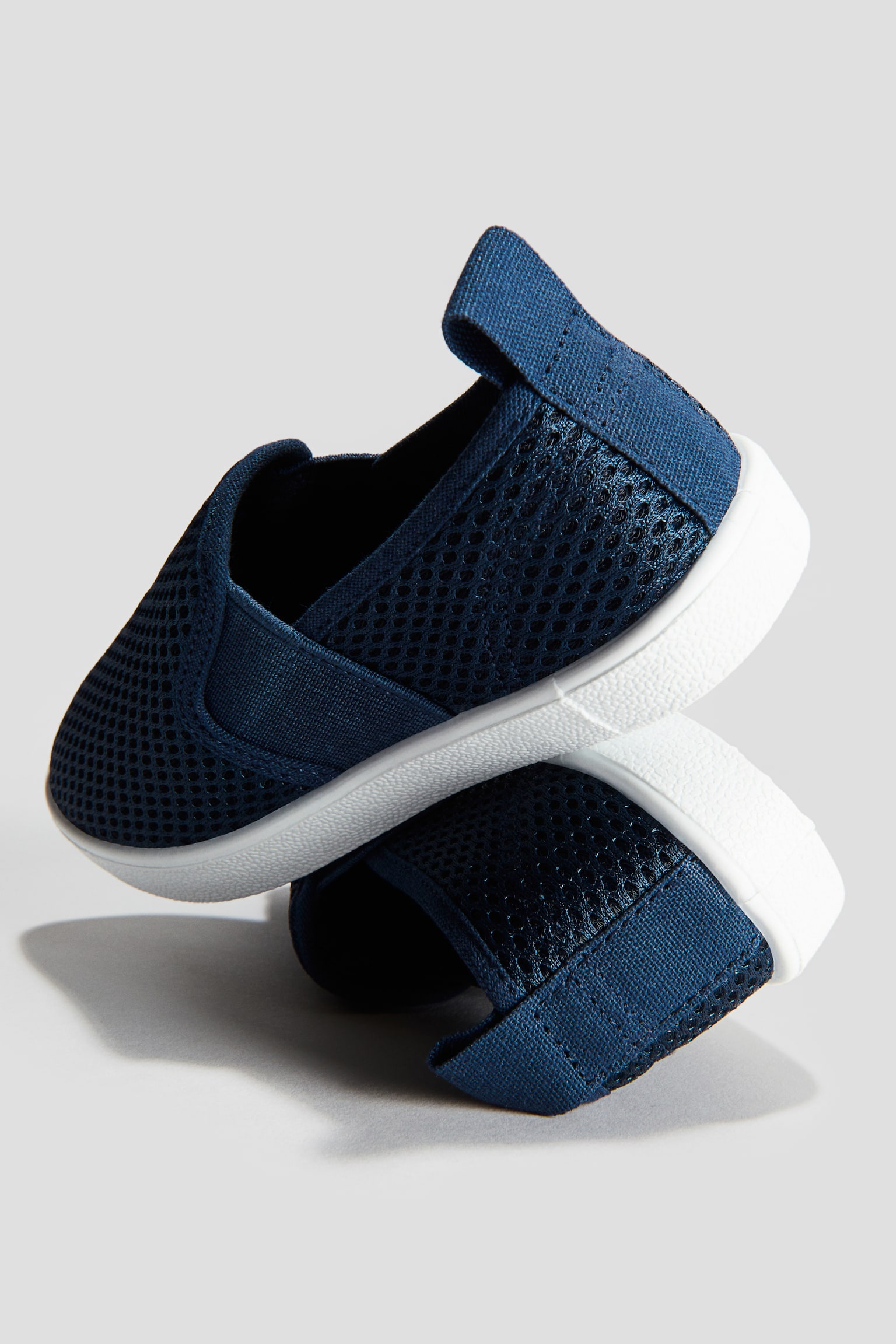 Slip On Mesh Sneakers - Navy blue - 4