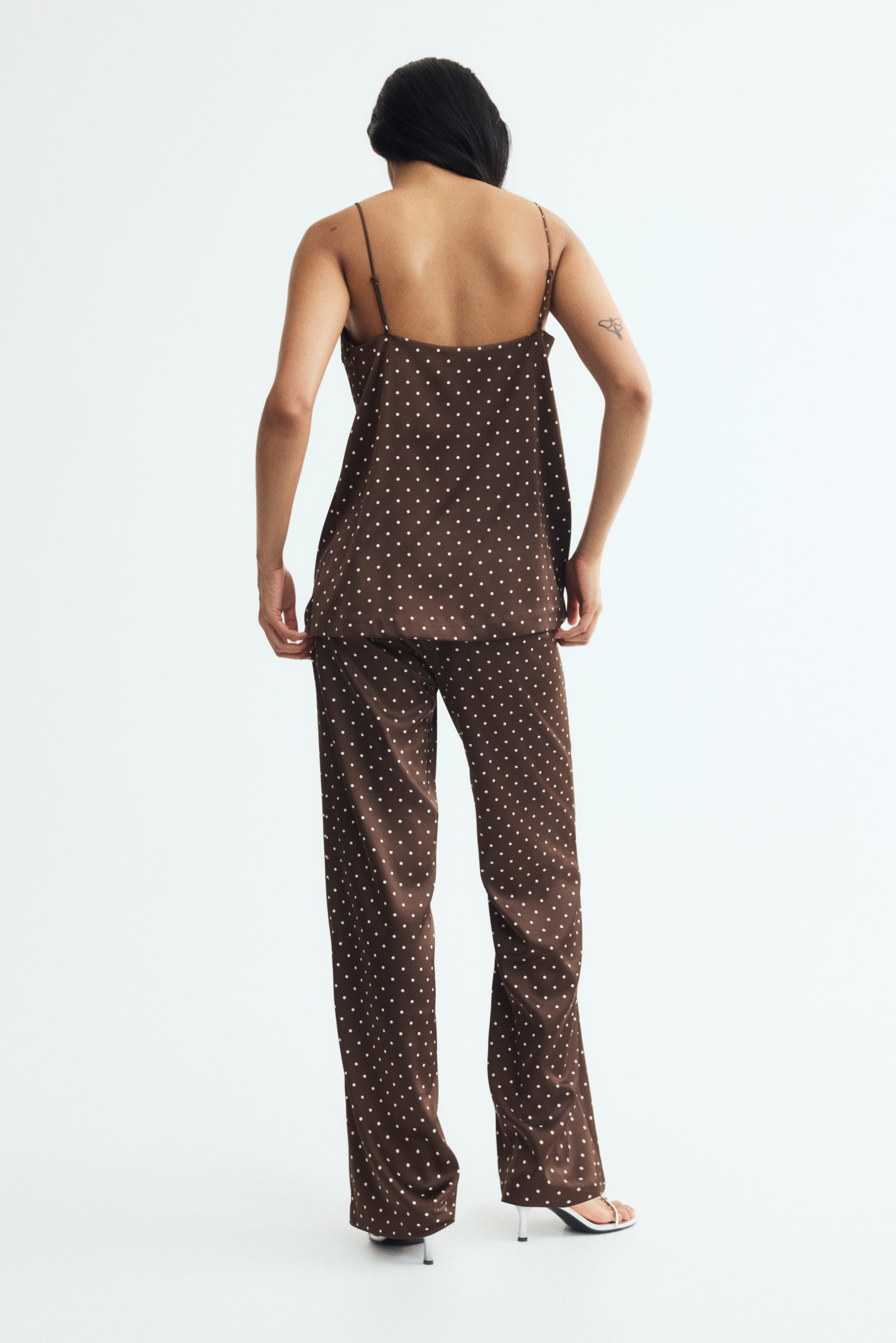Satin Pull-On Pants