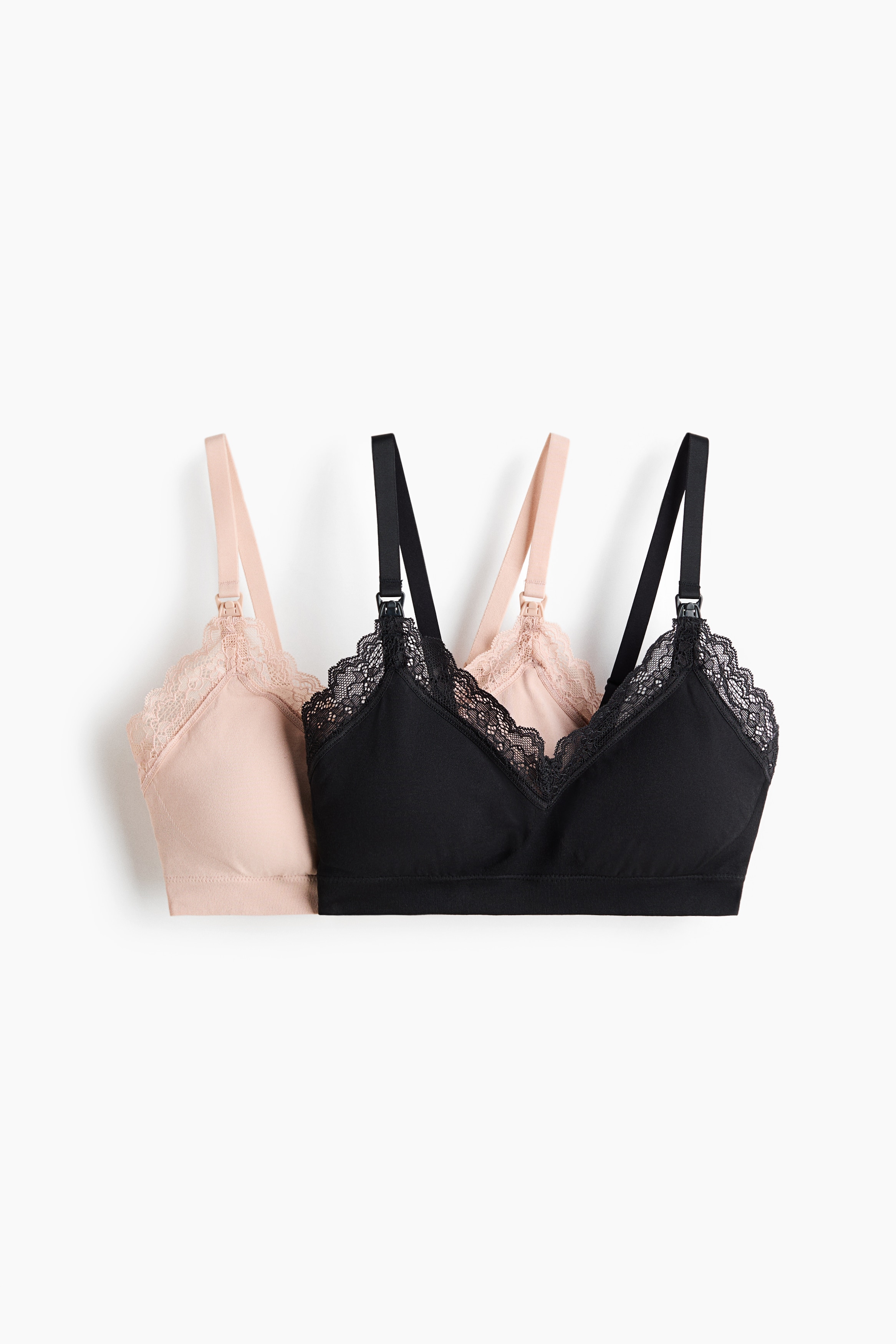 H & M - MAMA 2-pack padded nursing bras - Orange - Damen