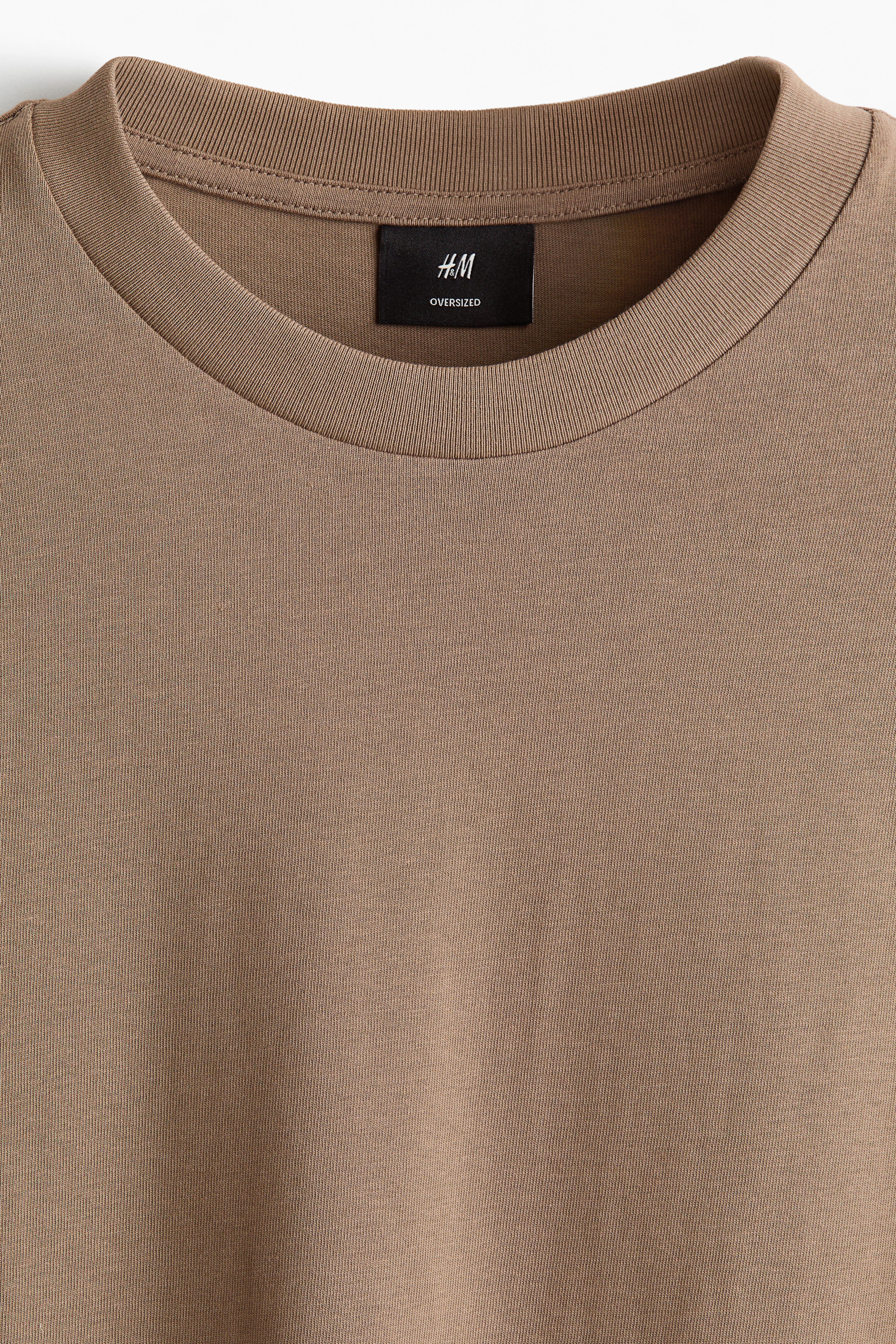 Oversized Long-Sleeved Jersey Shirt