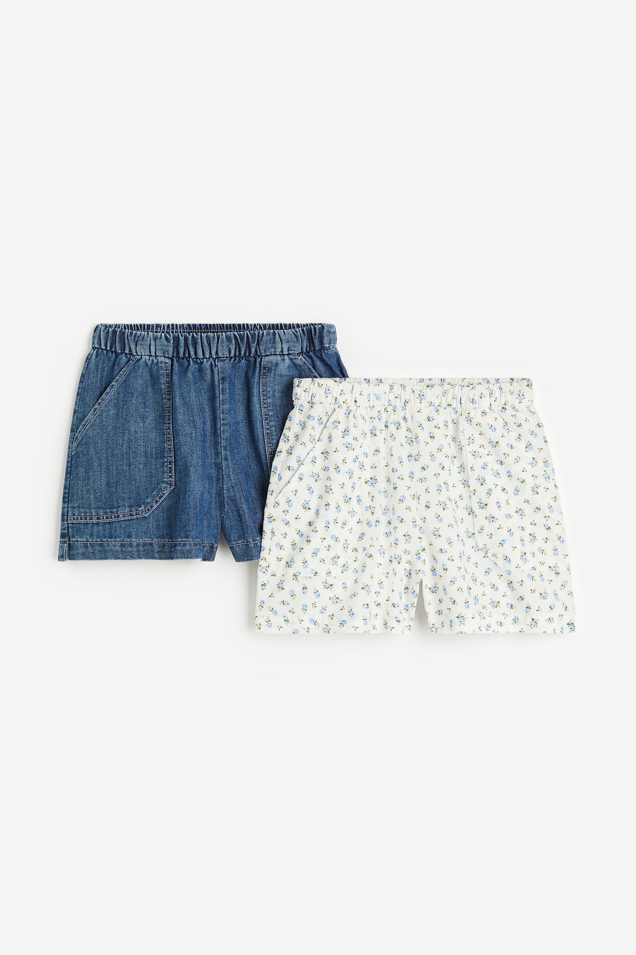 2-pack Cotton Shorts