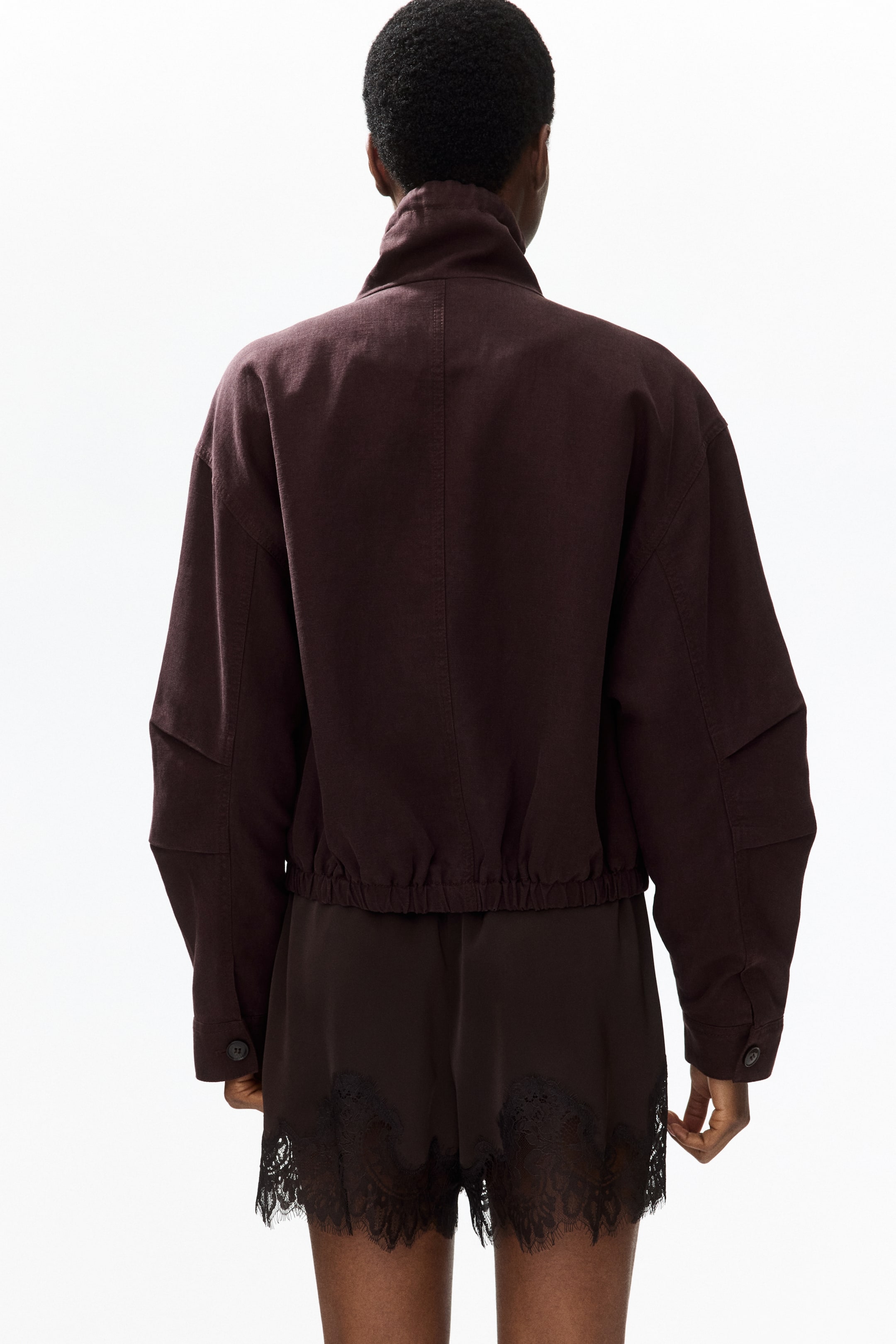 Veste en lin mélangé