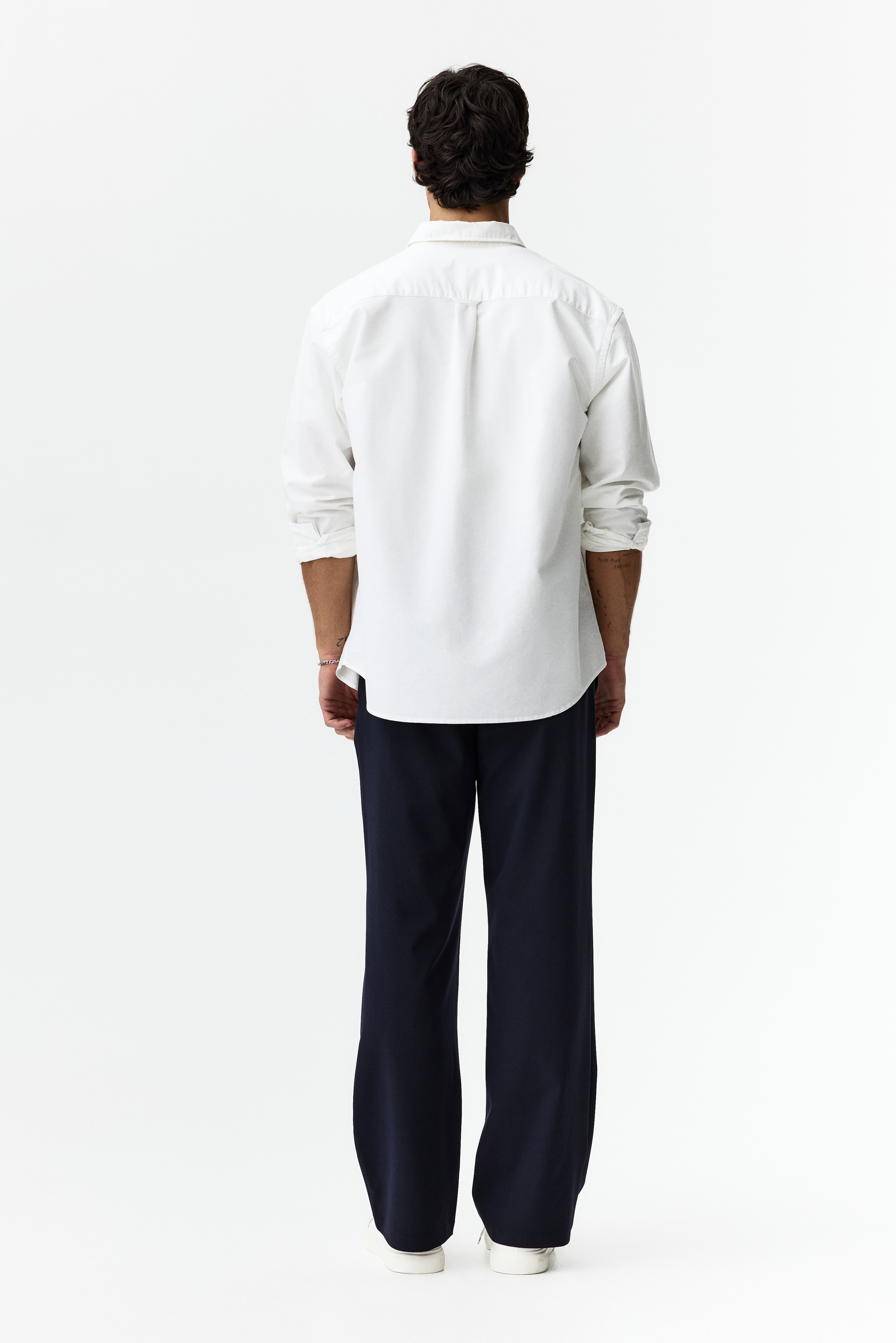 Four-way Stretch Wide Pull-on trousers