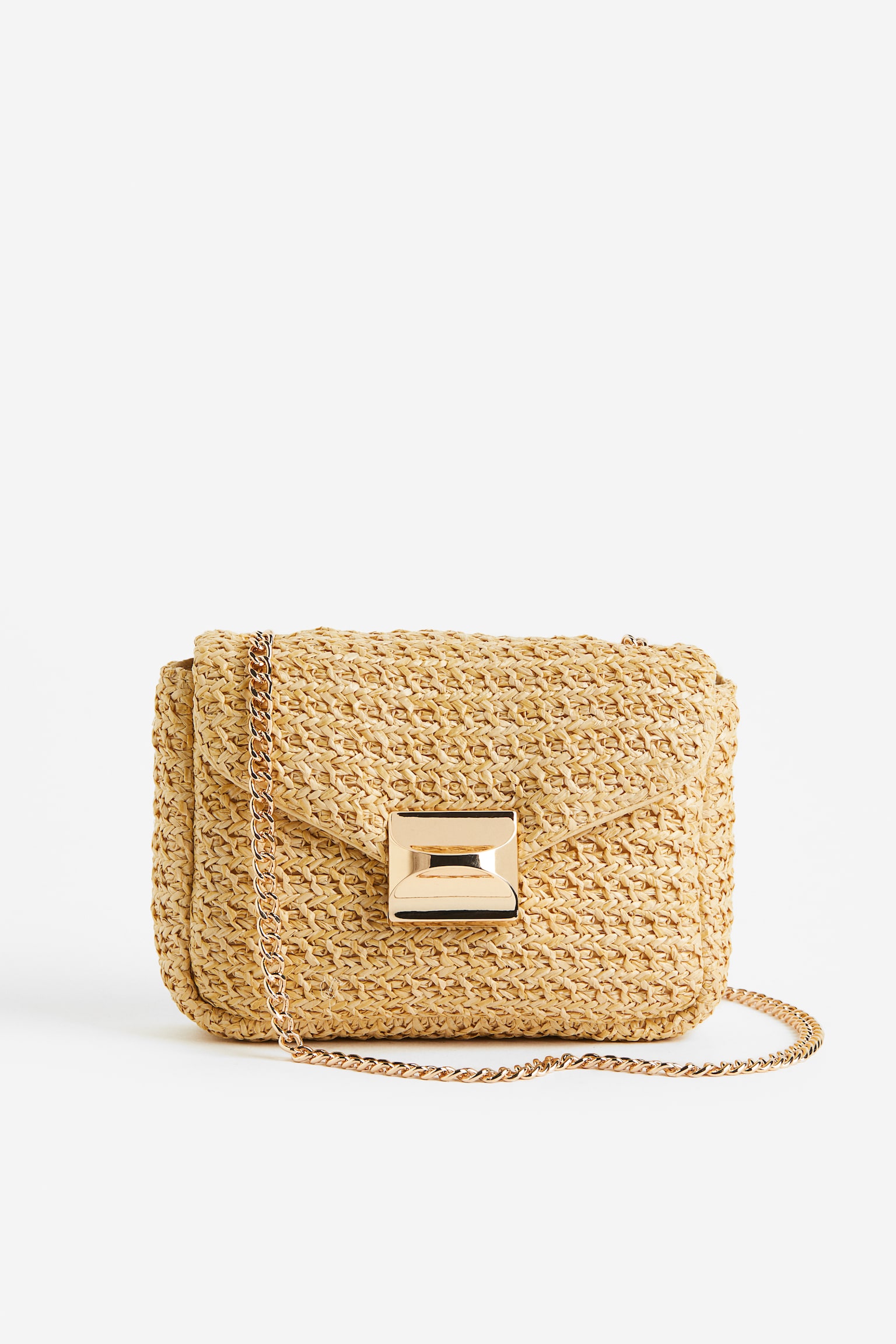 Small Shoulder Bag - Beige/White - 1