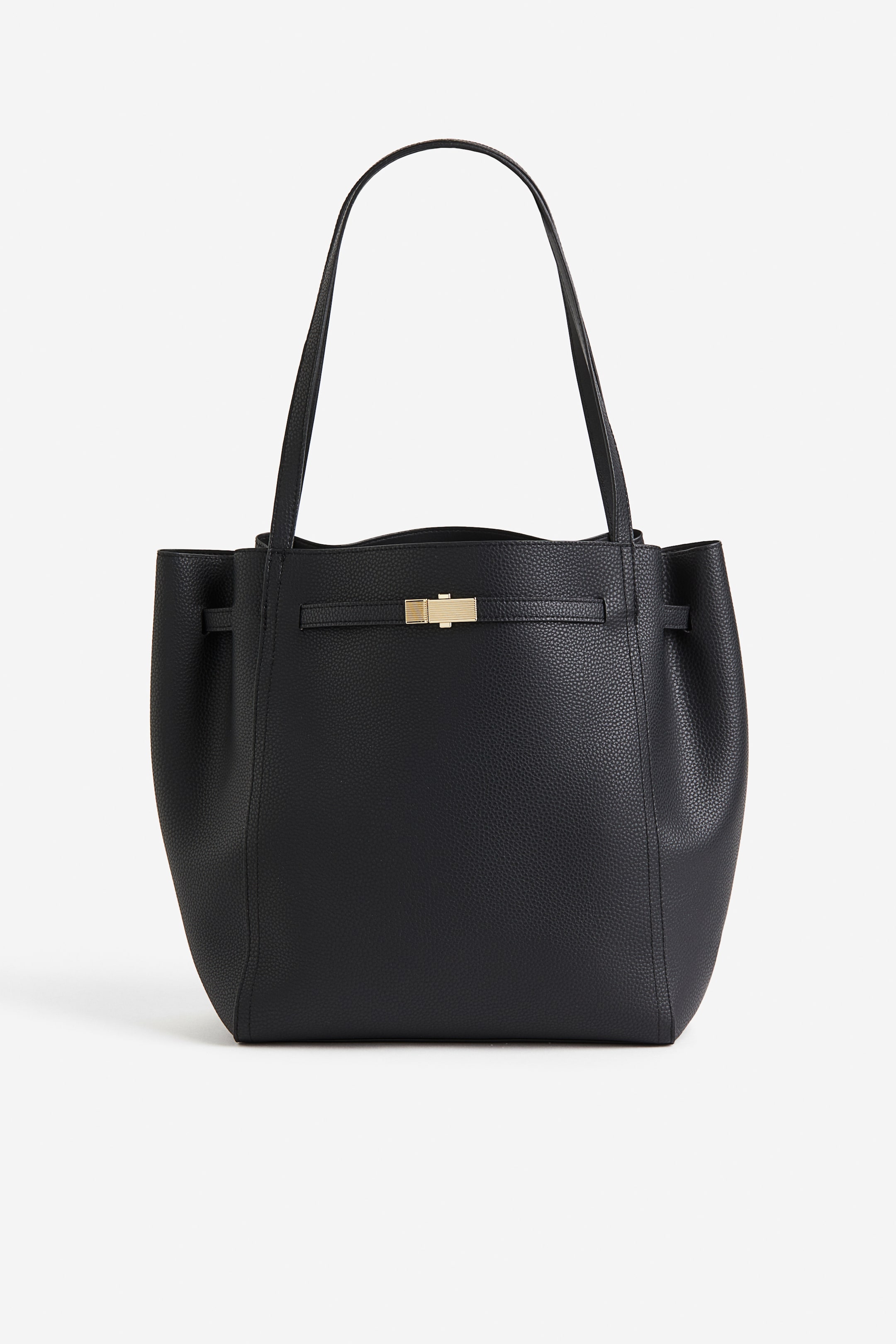 View larger image: Strap-detail shopper - Black - Ladies | H&M 1