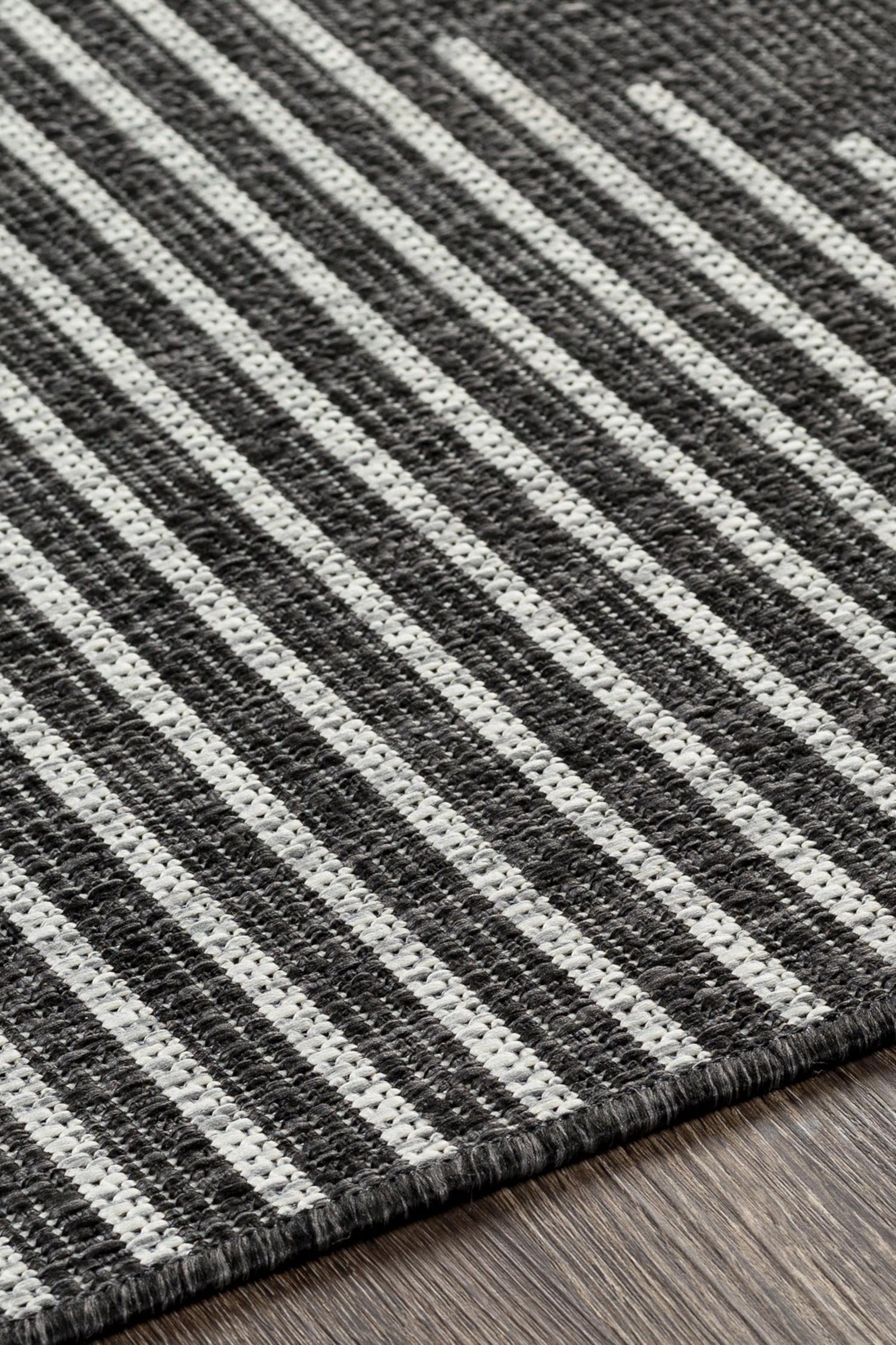 Dolly In- /outdoor Area Rug - Black, Grey - 5