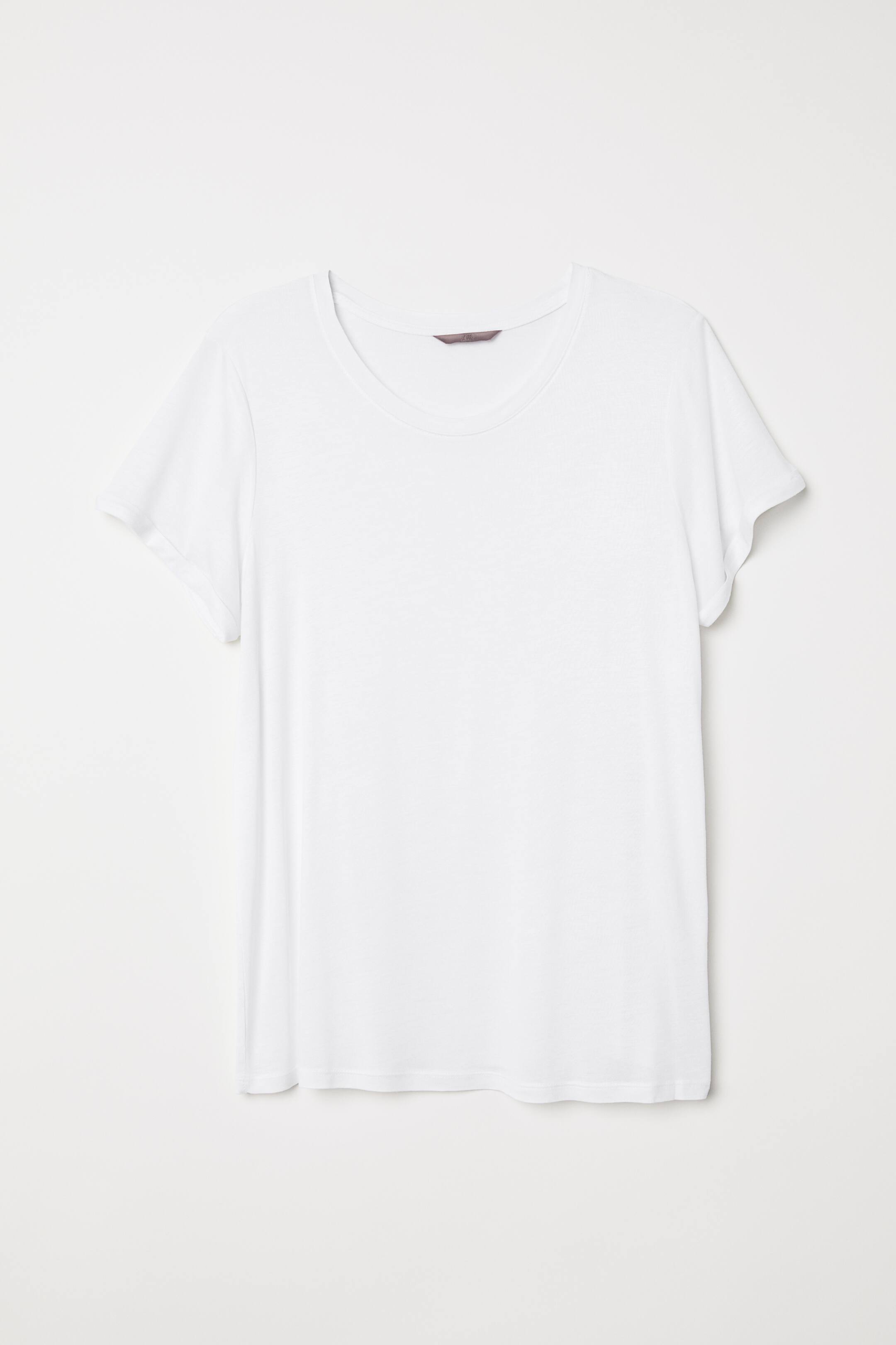 Ver imagen más grande: H&M+ Camiseta de punto - Blanco - MUJER | H&M ES 1