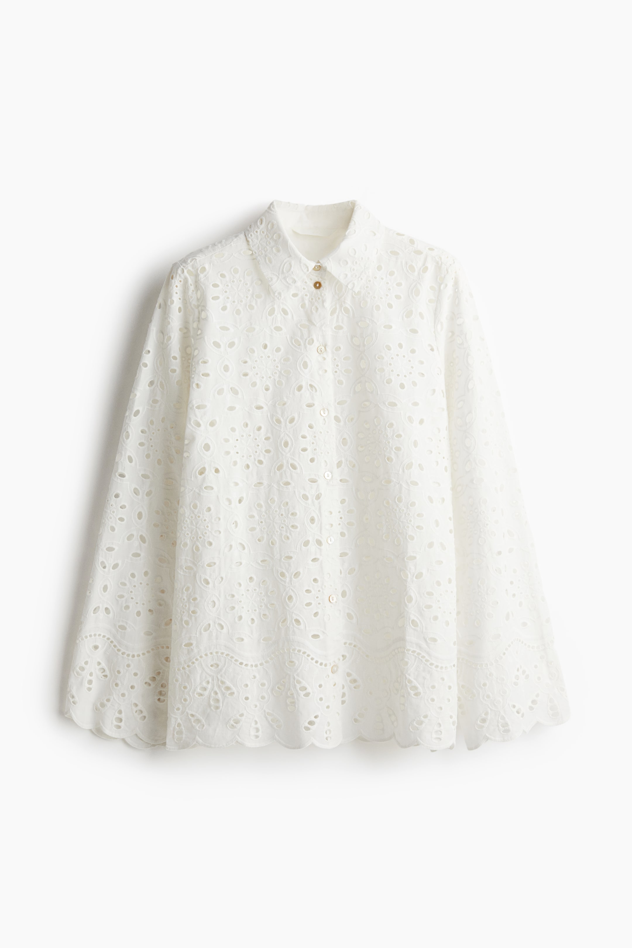 Eyelet Embroidered Shirt