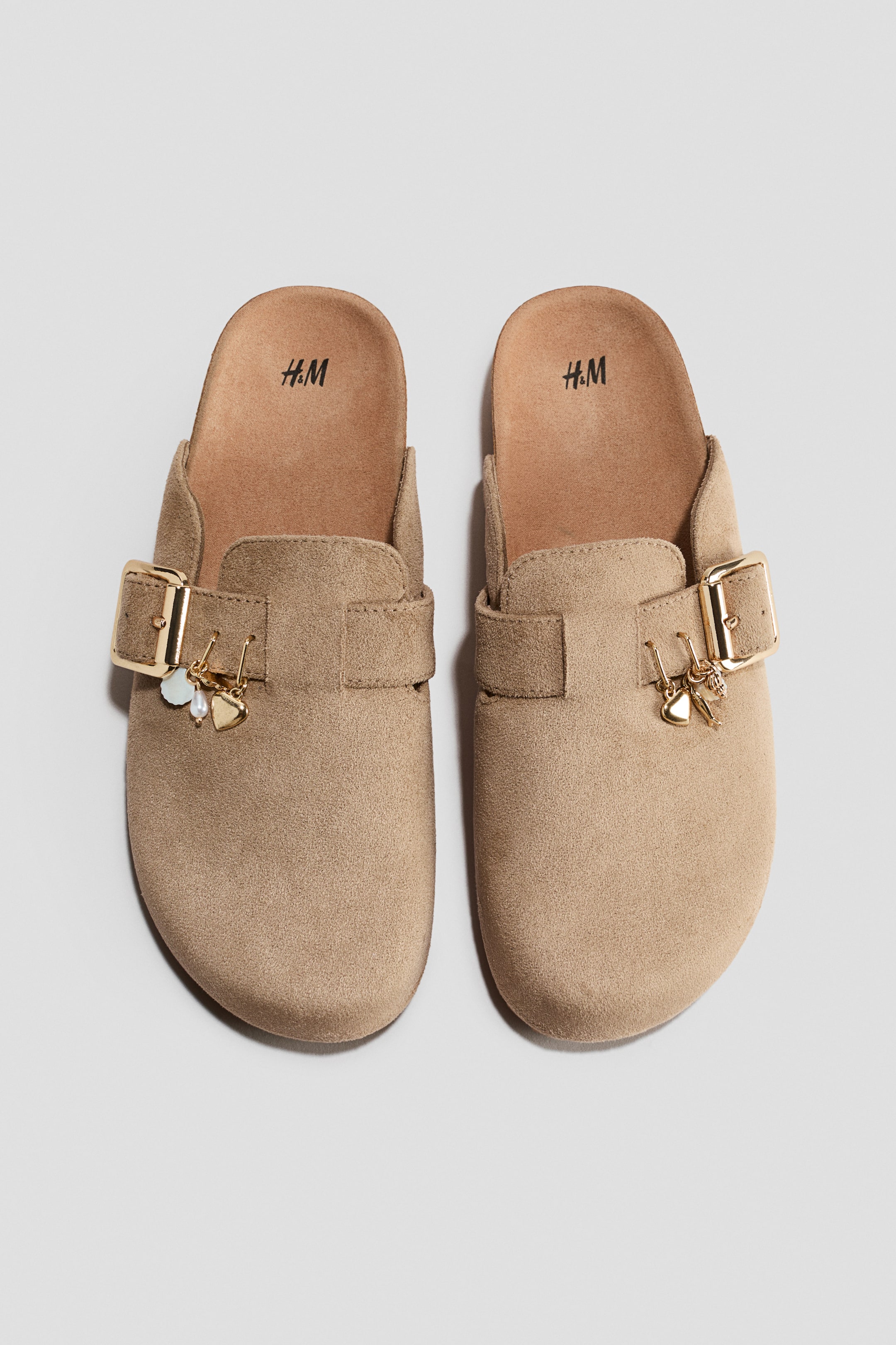 Charm-Detail Footbed Mules