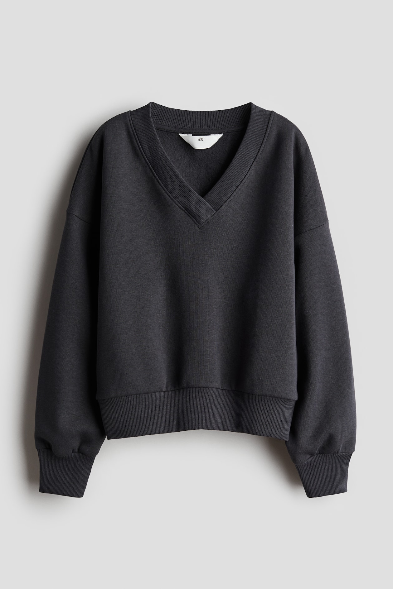 H&m Pullover Damen Dunkelgrau Mohair Pullover Grauer Pullover