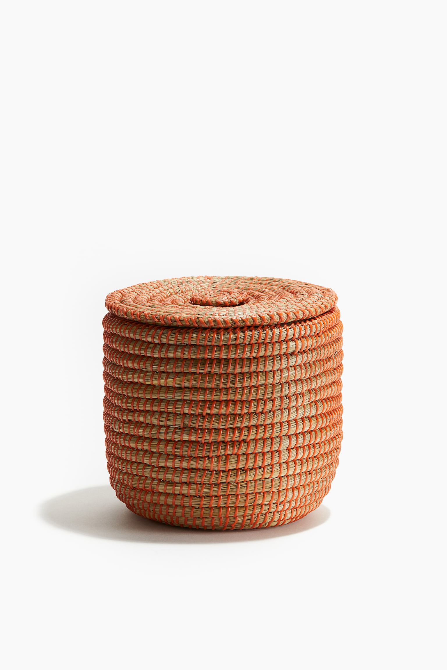 Handmade storage basket - Orange - 1