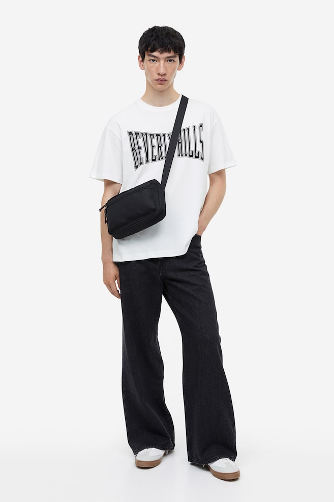 T-Shirt mit Print Relaxed Fit - Weiß/Beverly Hills/Weiß/Always Forward - 5