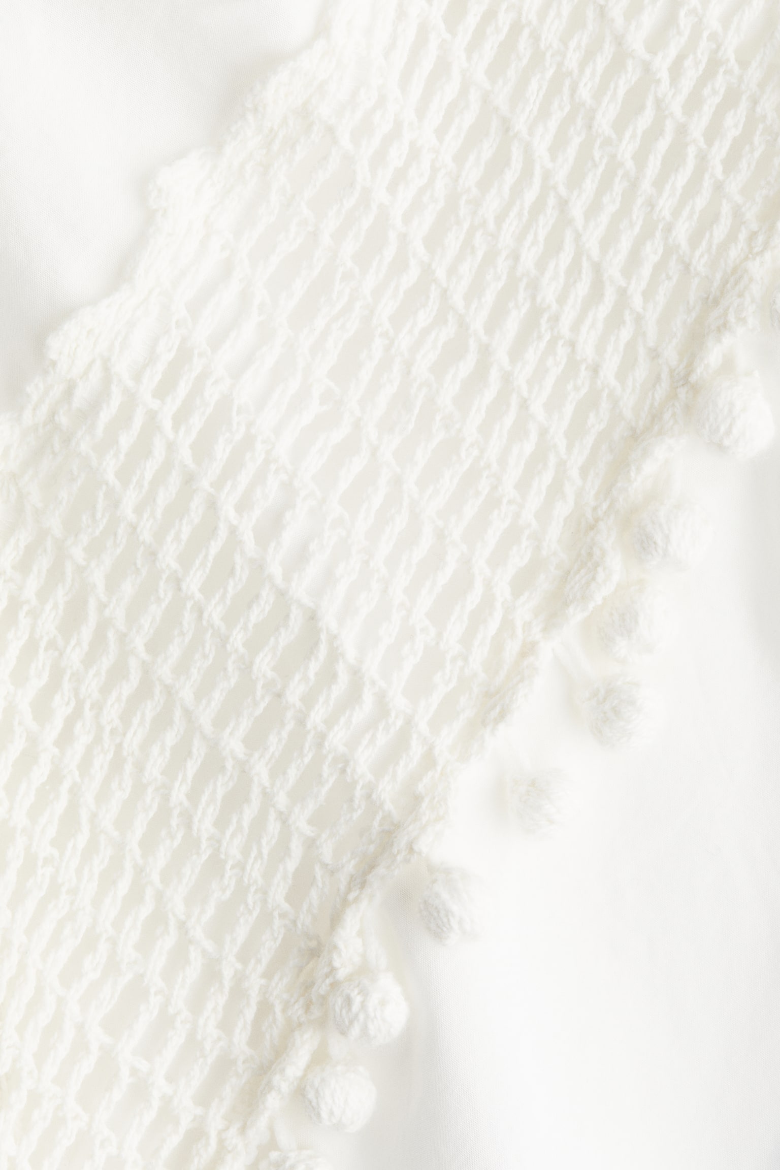 Poplin Bluz - Beyaz - 4