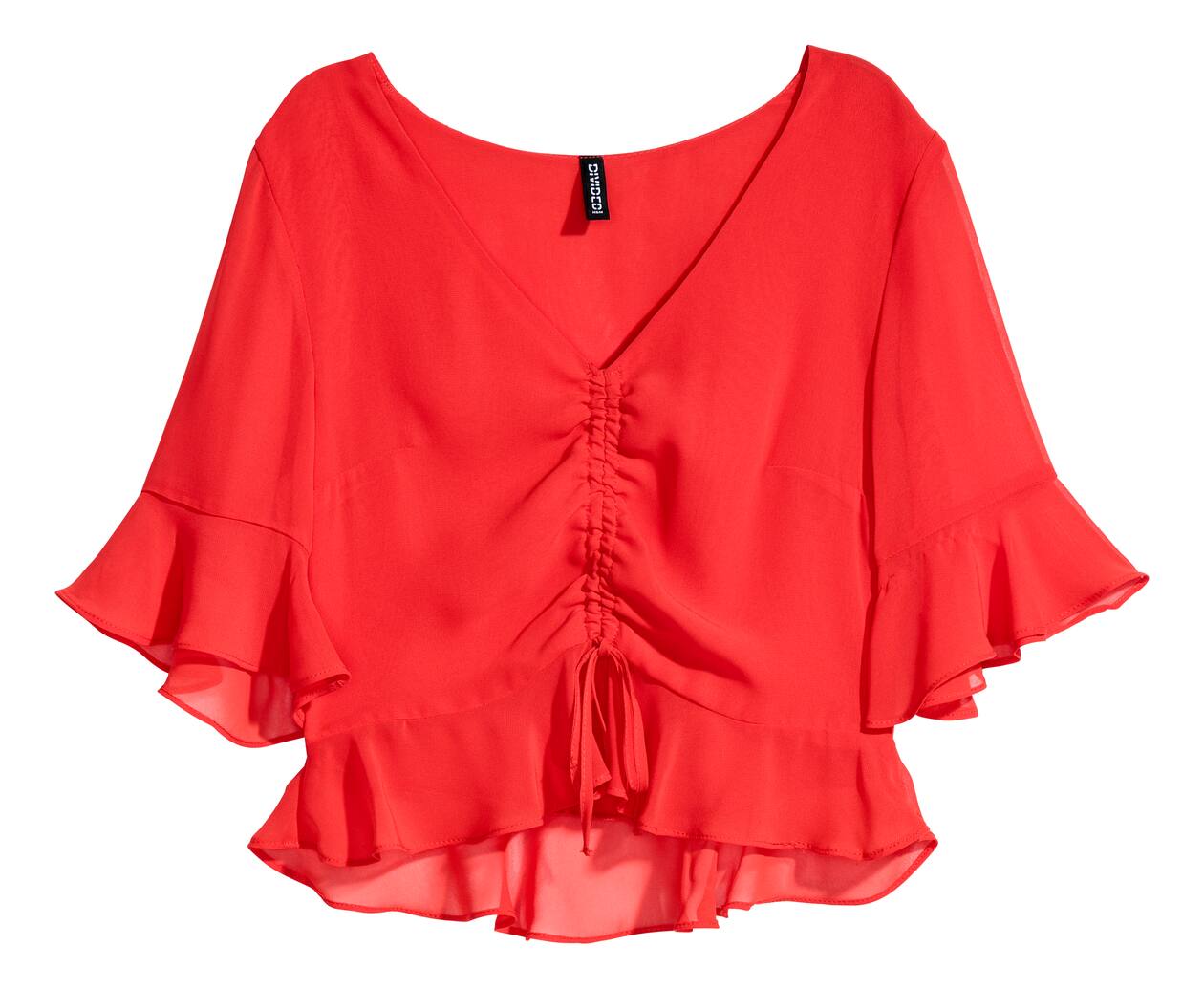 H&M Red Boho Pattern Blouse main image 1