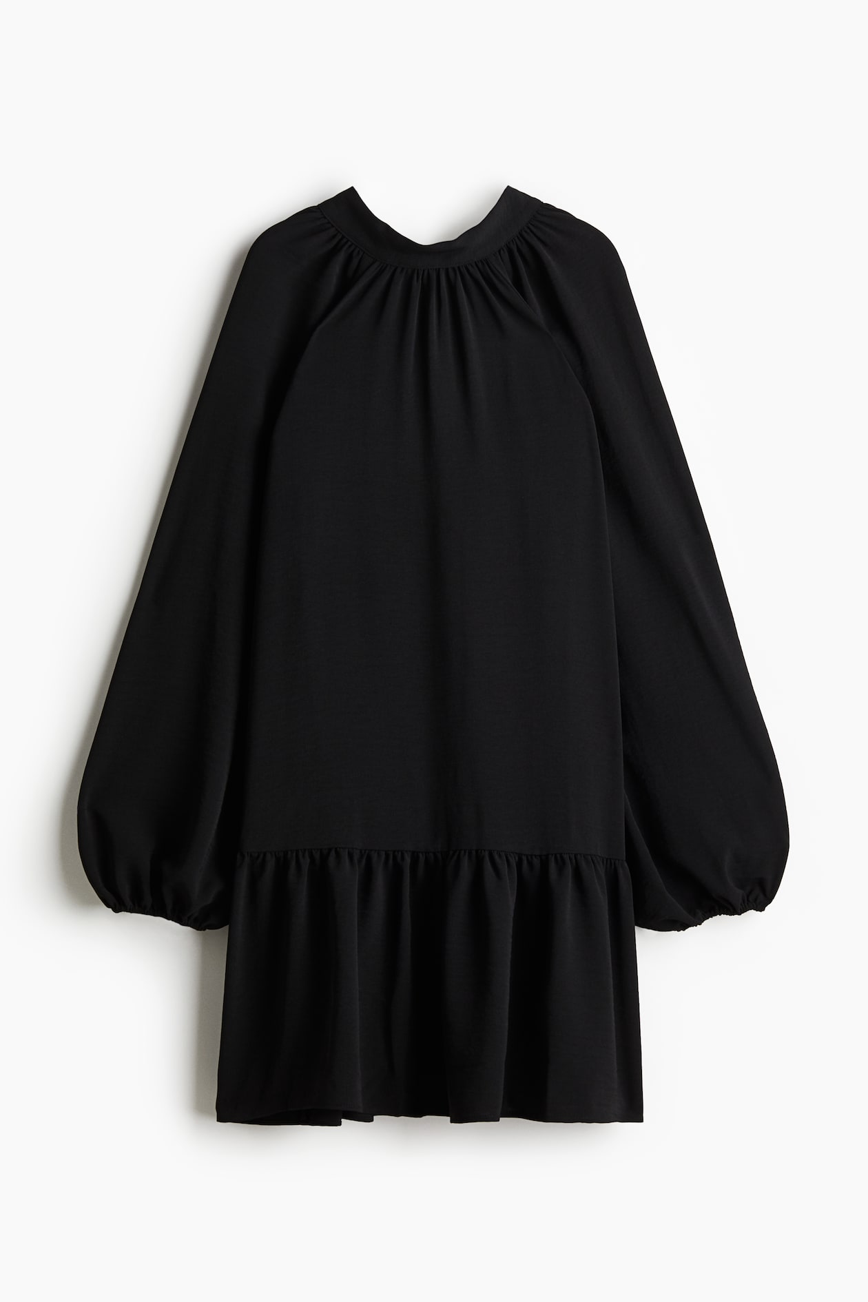Women's Black Bow-back dress | H&M IN
